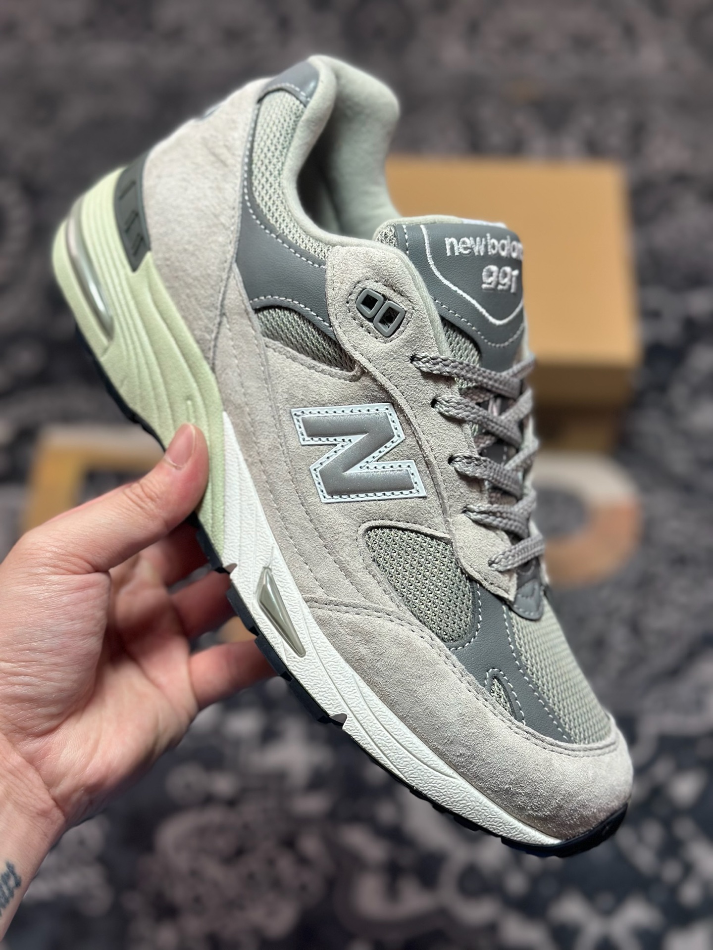 纯原 过验/无法鉴定 市售最高版本 New Balance 新百伦 M991GL 复古休闲鞋