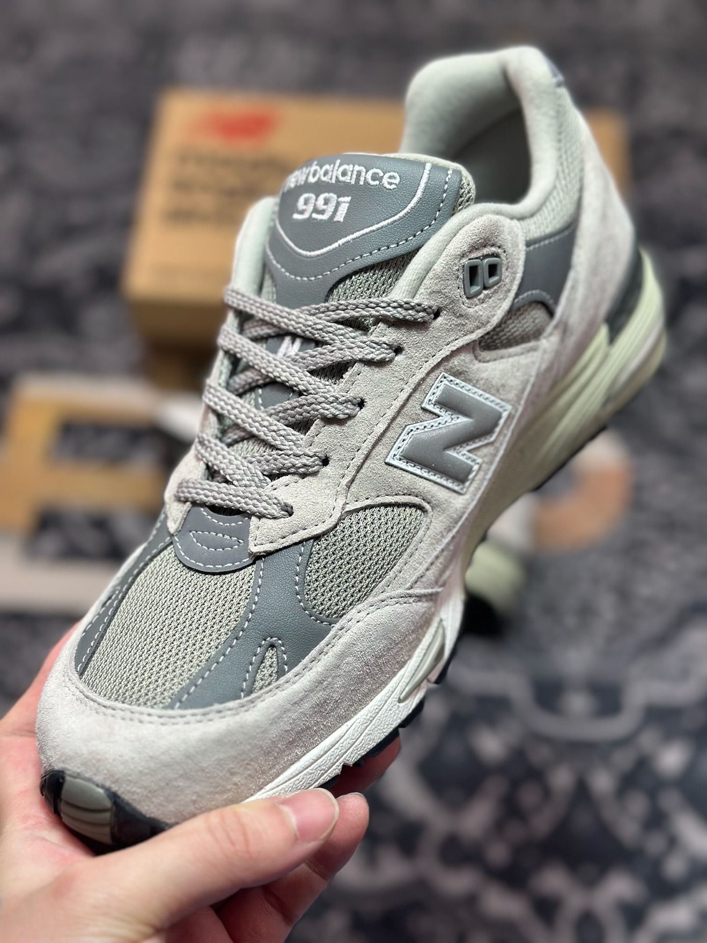 纯原 过验/无法鉴定 市售最高版本 New Balance 新百伦 M991GL 复古休闲鞋