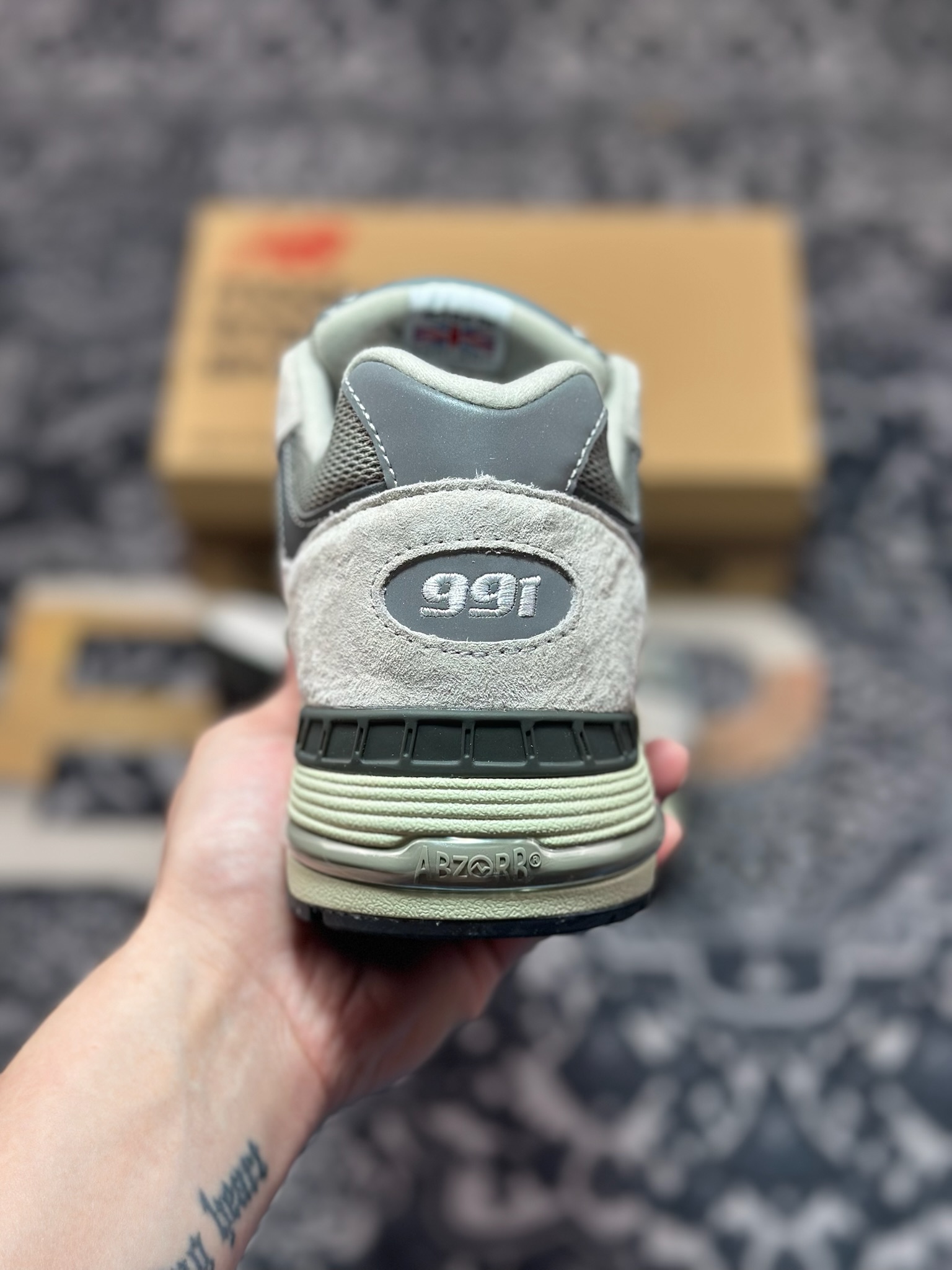 纯原 过验/无法鉴定 市售最高版本 New Balance 新百伦 M991GL 复古休闲鞋