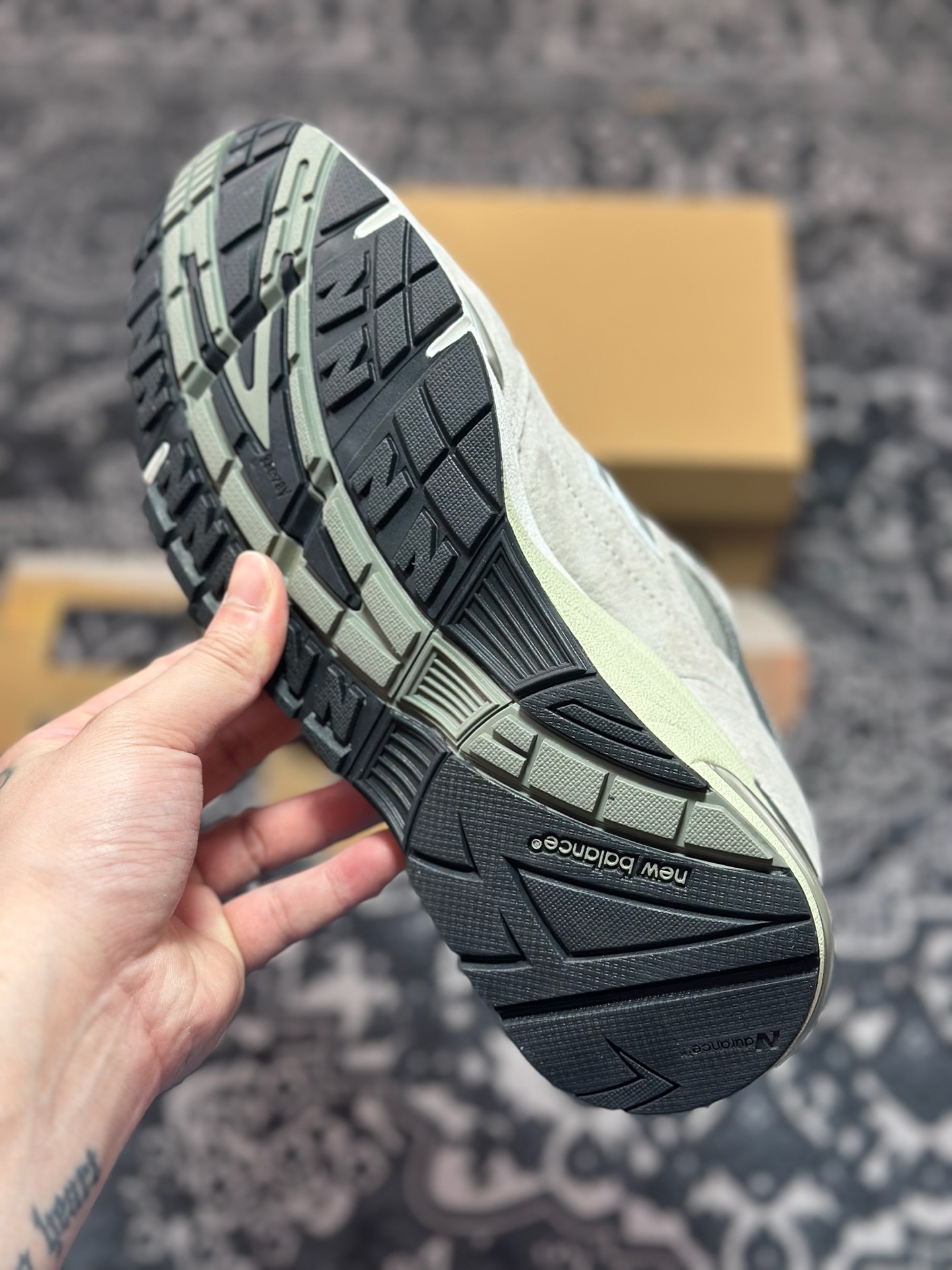 纯原 过验/无法鉴定 市售最高版本 New Balance 新百伦 M991GL 复古休闲鞋