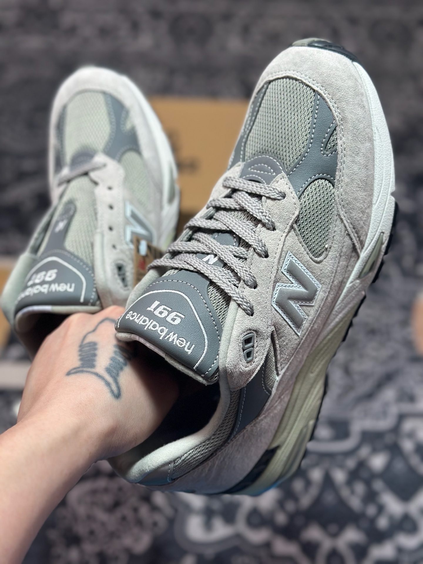 纯原 过验/无法鉴定 市售最高版本 New Balance 新百伦 M991GL 复古休闲鞋