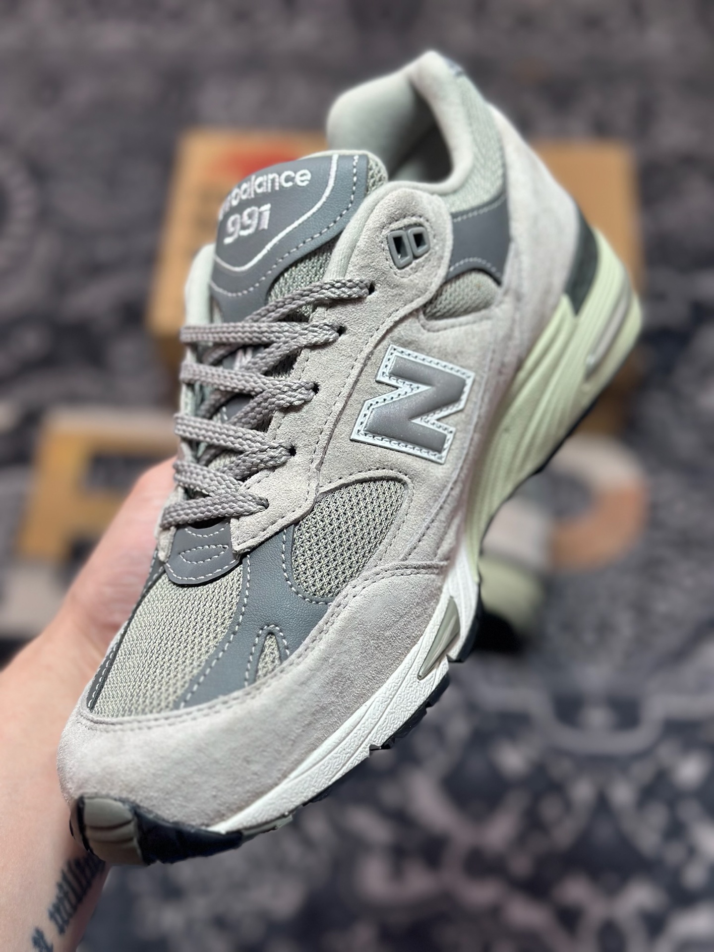 纯原 过验/无法鉴定 市售最高版本 New Balance 新百伦 M991GL 复古休闲鞋