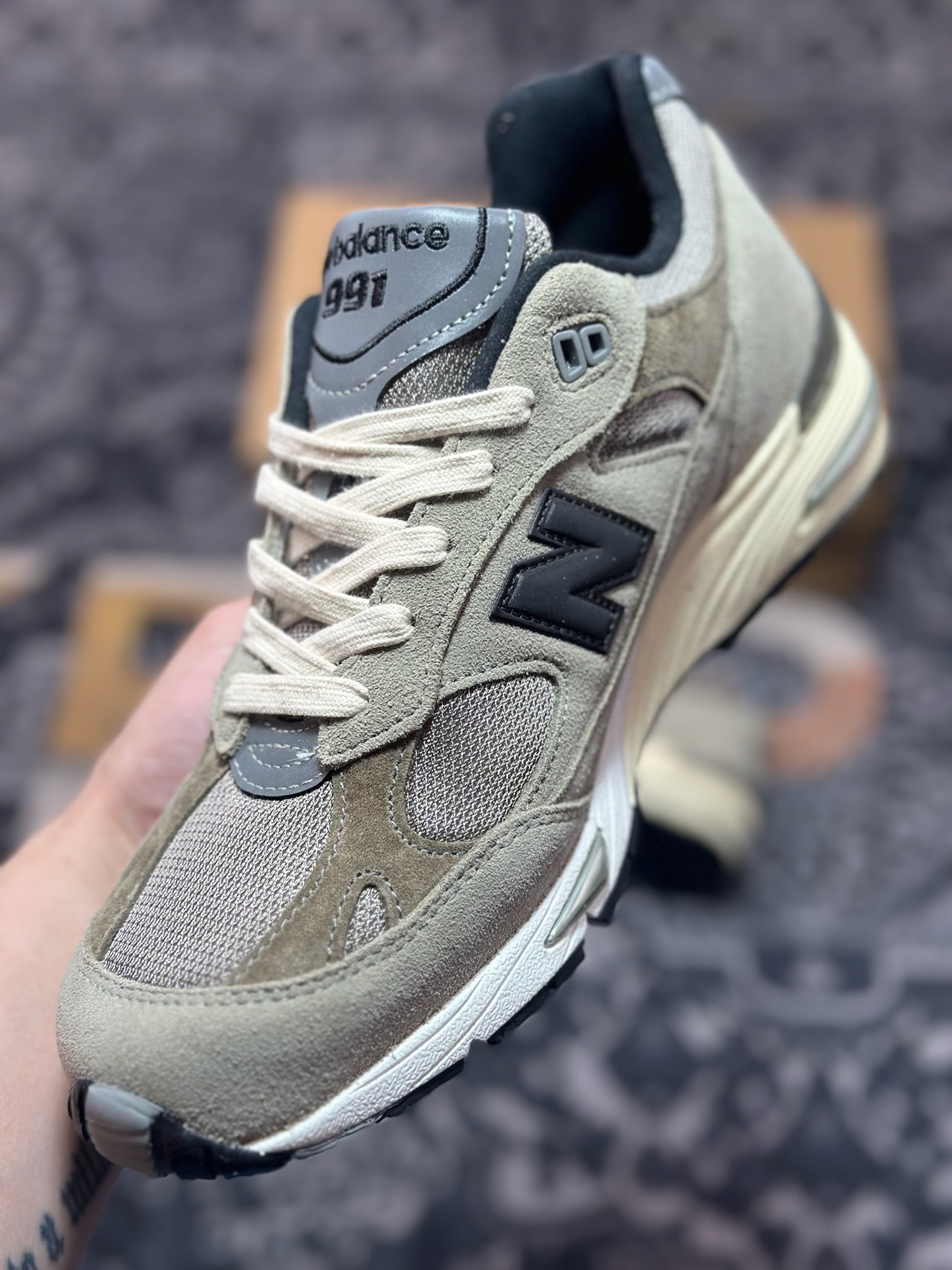 纯原 过验/无法鉴定 市售最高版本 New Balance 新百伦 M991JJA 复古休闲鞋