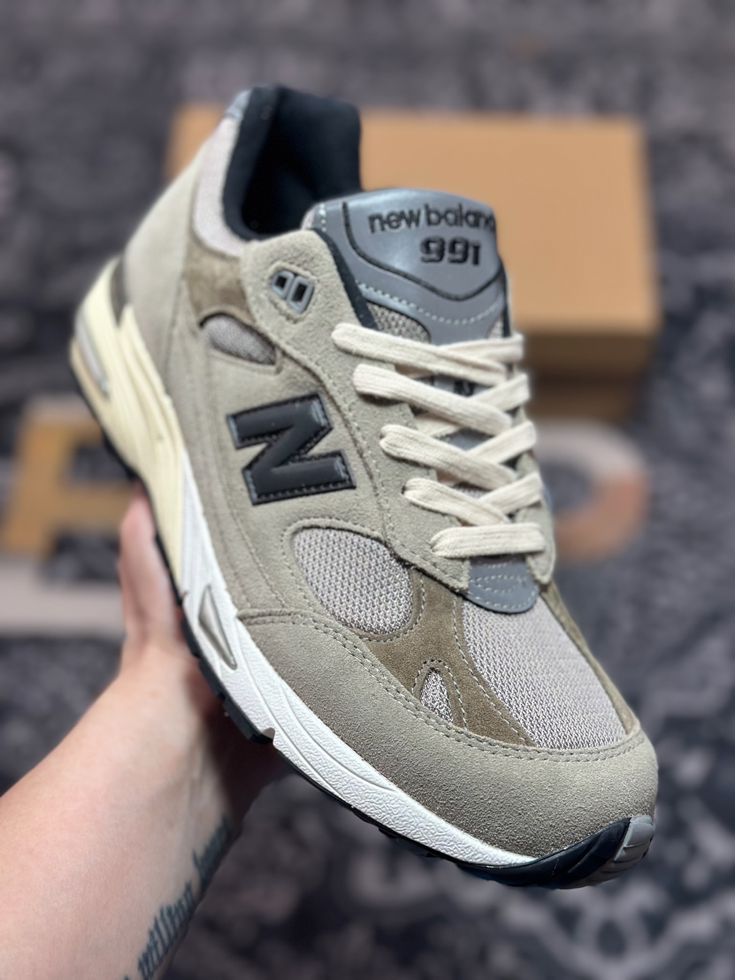 纯原 过验/无法鉴定 市售最高版本 New Balance 新百伦 M991JJA 复古休闲鞋