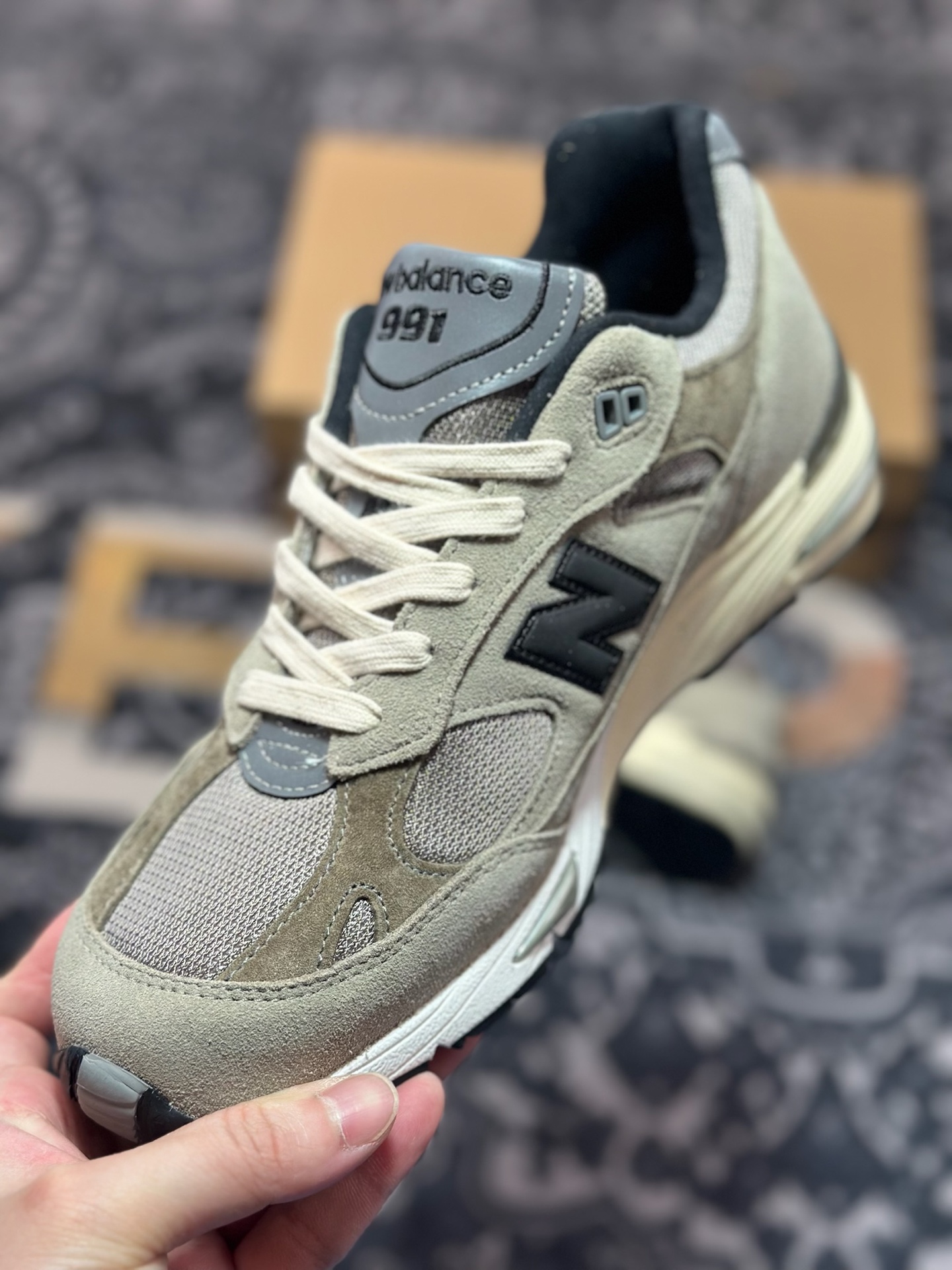 纯原 过验/无法鉴定 市售最高版本 New Balance 新百伦 M991JJA 复古休闲鞋