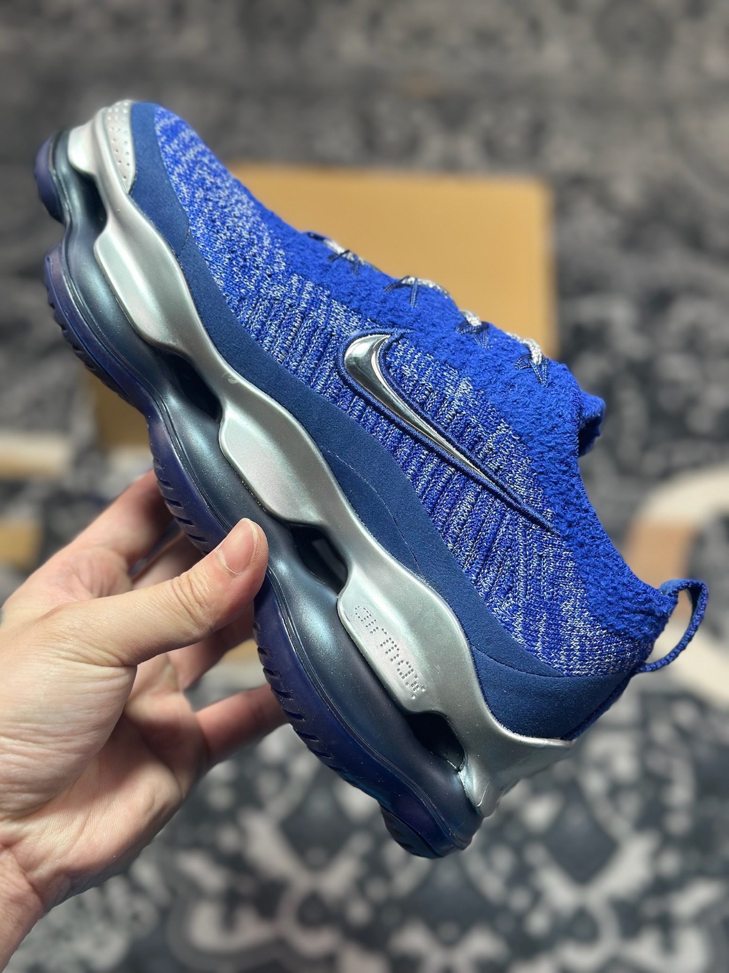 原装级别 NK Air Max Scorpion Flyknit 天蝎座系列2022款超级大气垫系列前卫低帮慢跑鞋 DJ4702-044