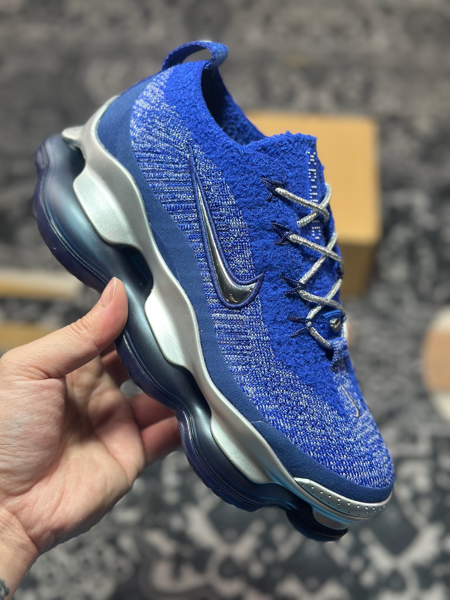 原装级别 NK Air Max Scorpion Flyknit 天蝎座系列2022款超级大气垫系列前卫低帮慢跑鞋 DJ4702-044