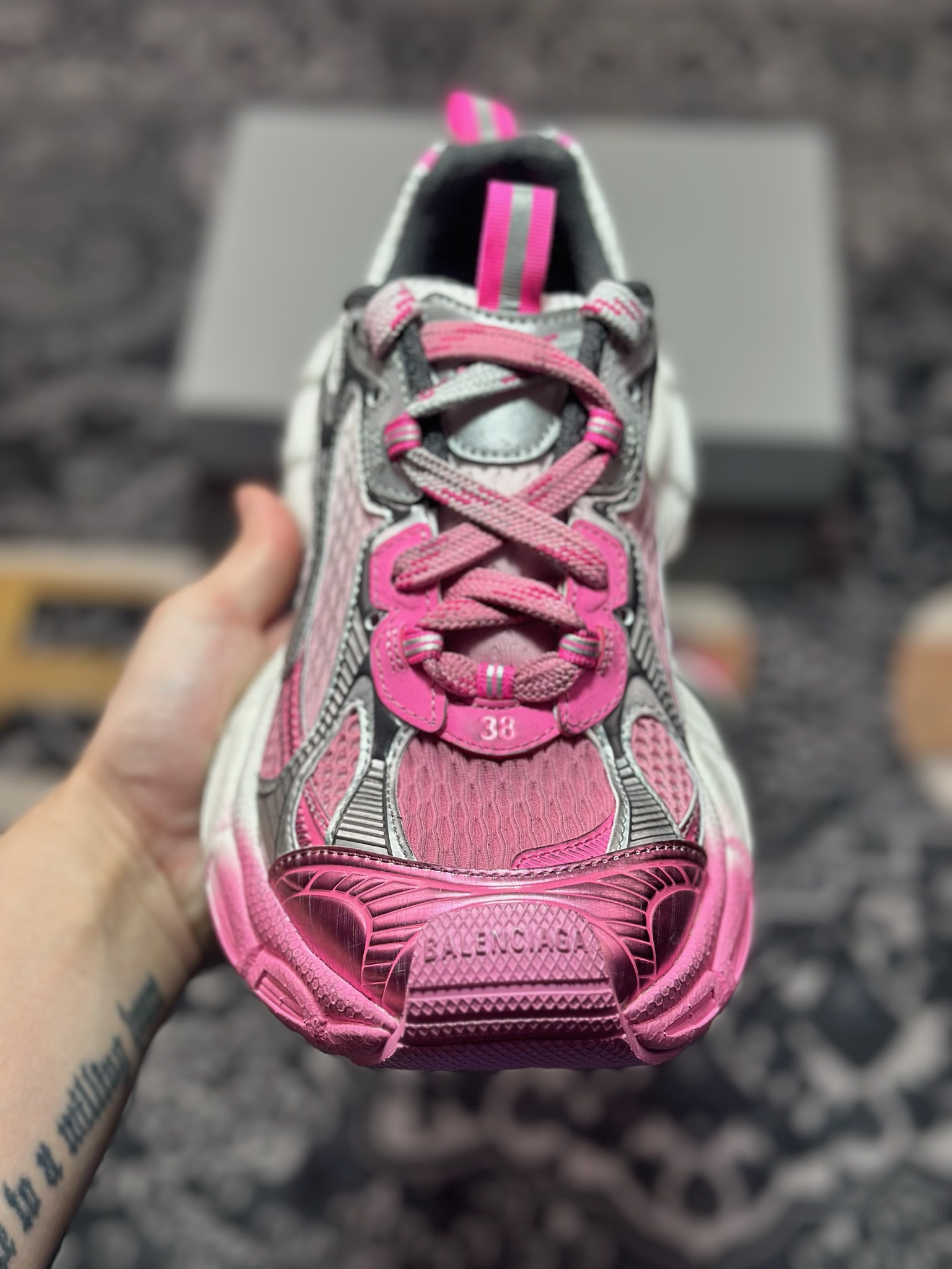 优选 原装级别#Balenciaga 巴黎世家 Phantom Sneaker 3XL 做旧复古老爹鞋
