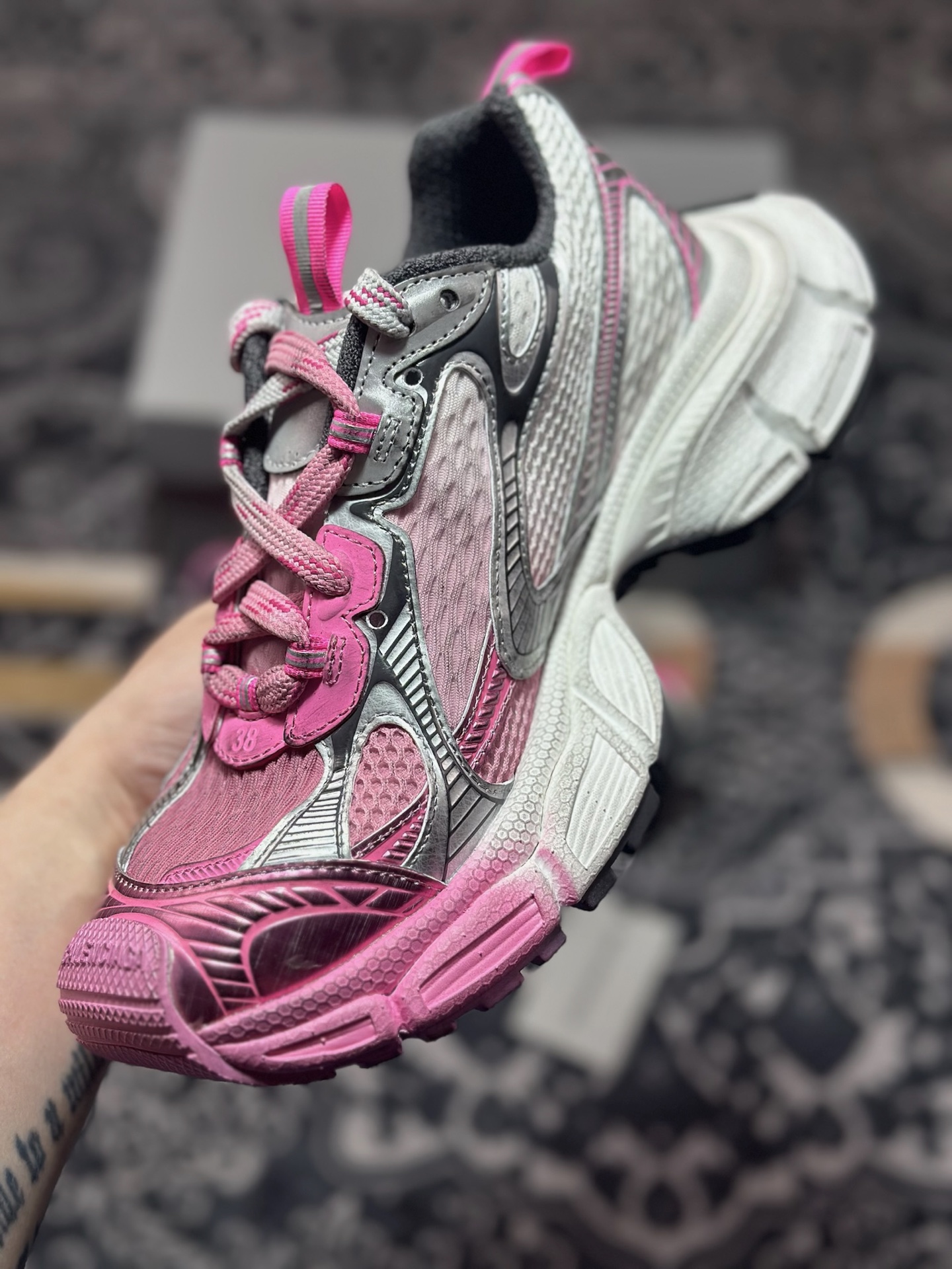 优选 原装级别#Balenciaga 巴黎世家 Phantom Sneaker 3XL 做旧复古老爹鞋