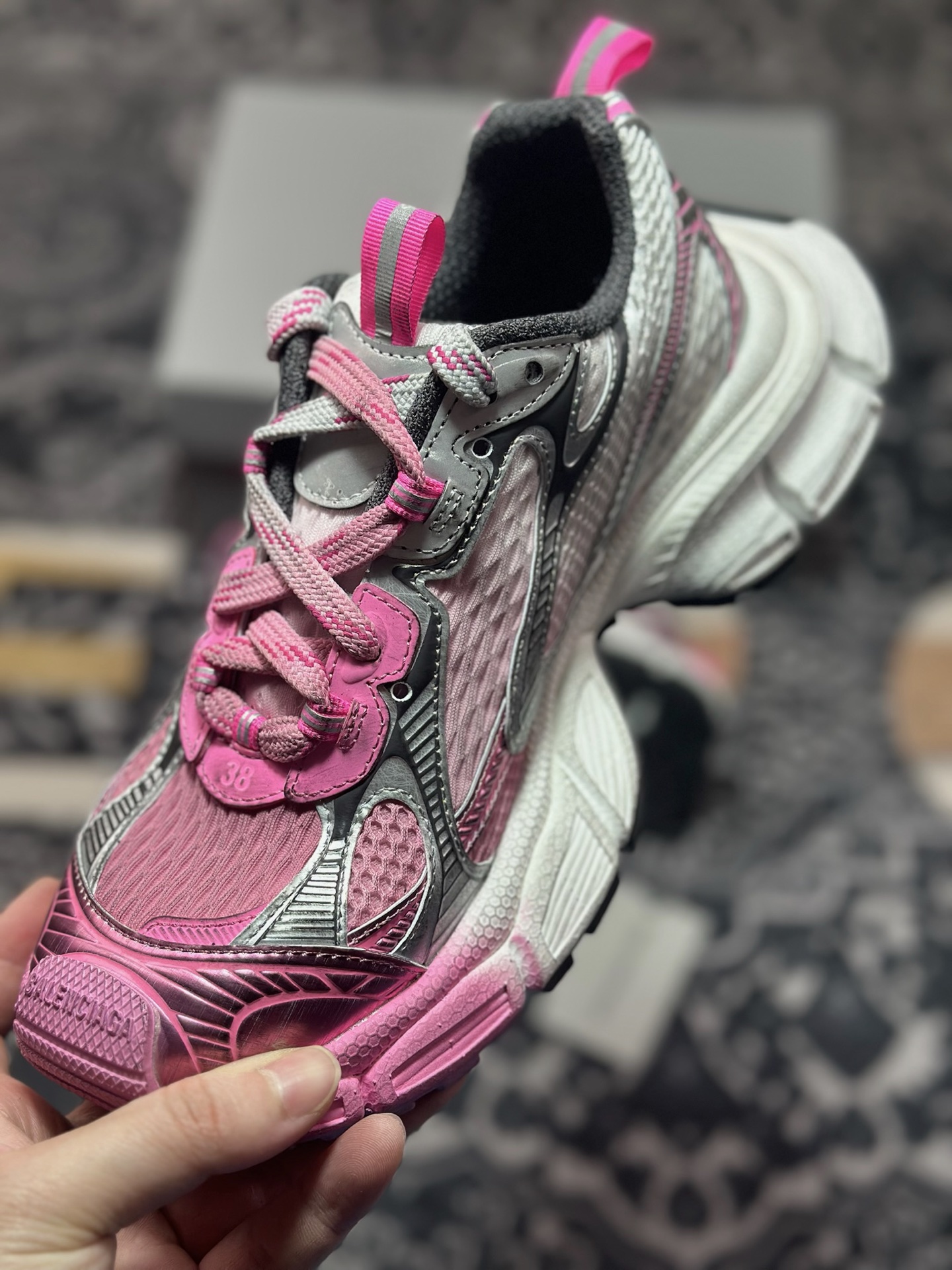 优选 原装级别#Balenciaga 巴黎世家 Phantom Sneaker 3XL 做旧复古老爹鞋