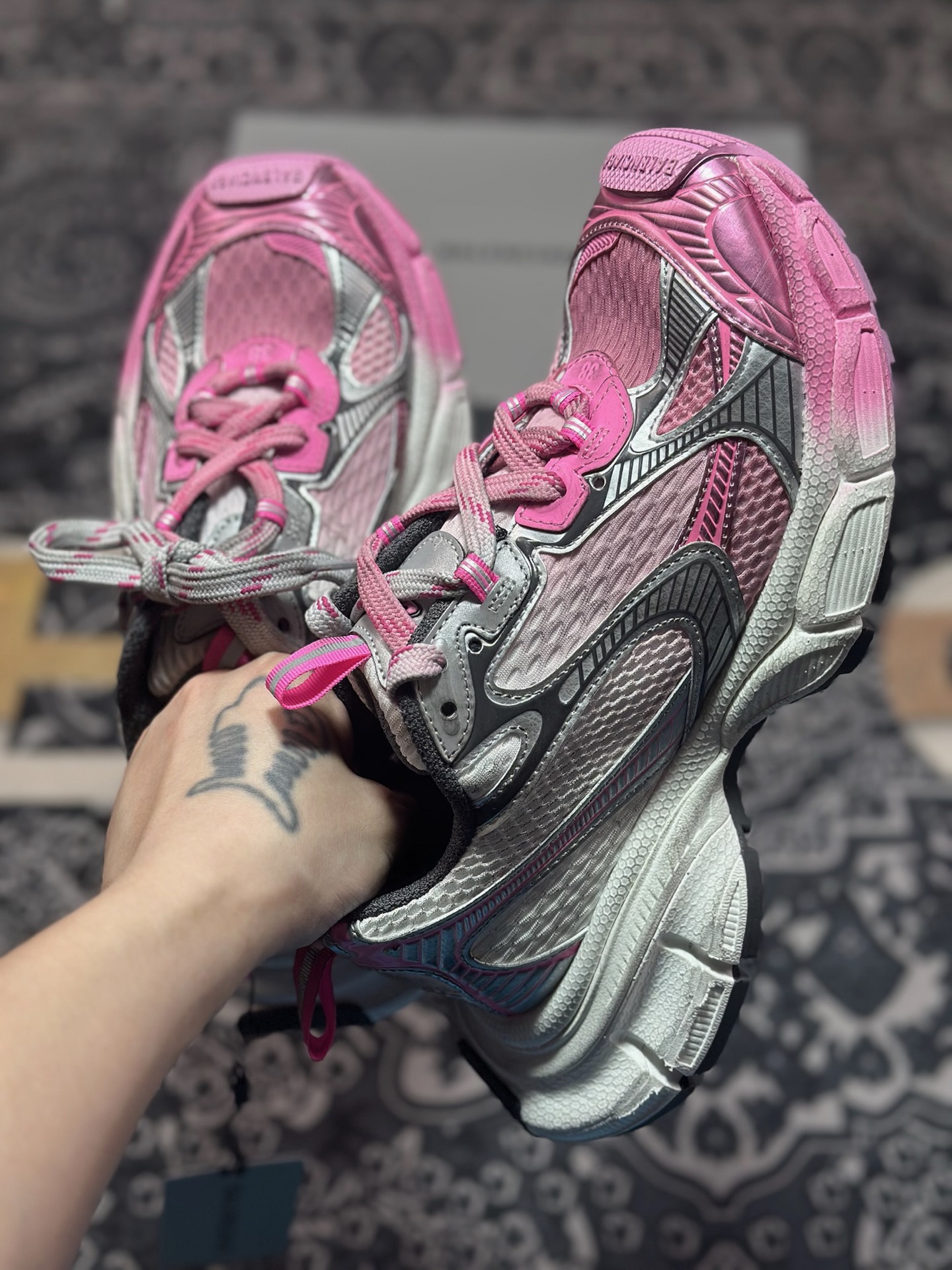 优选 原装级别#Balenciaga 巴黎世家 Phantom Sneaker 3XL 做旧复古老爹鞋