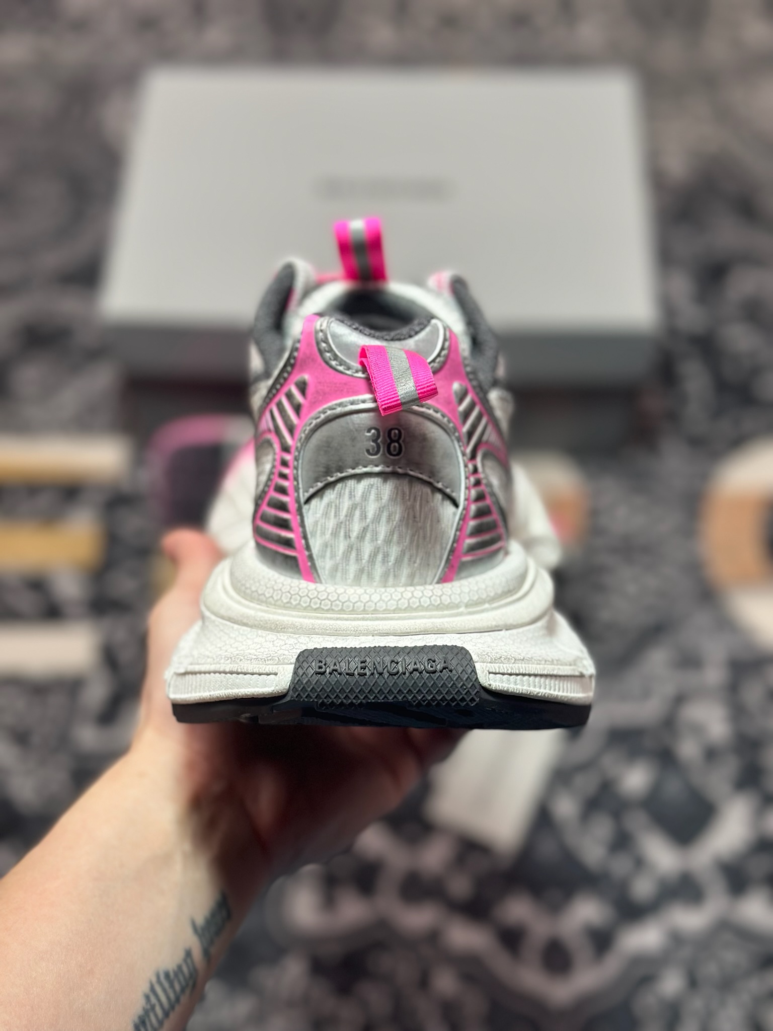 优选 原装级别#Balenciaga 巴黎世家 Phantom Sneaker 3XL 做旧复古老爹鞋