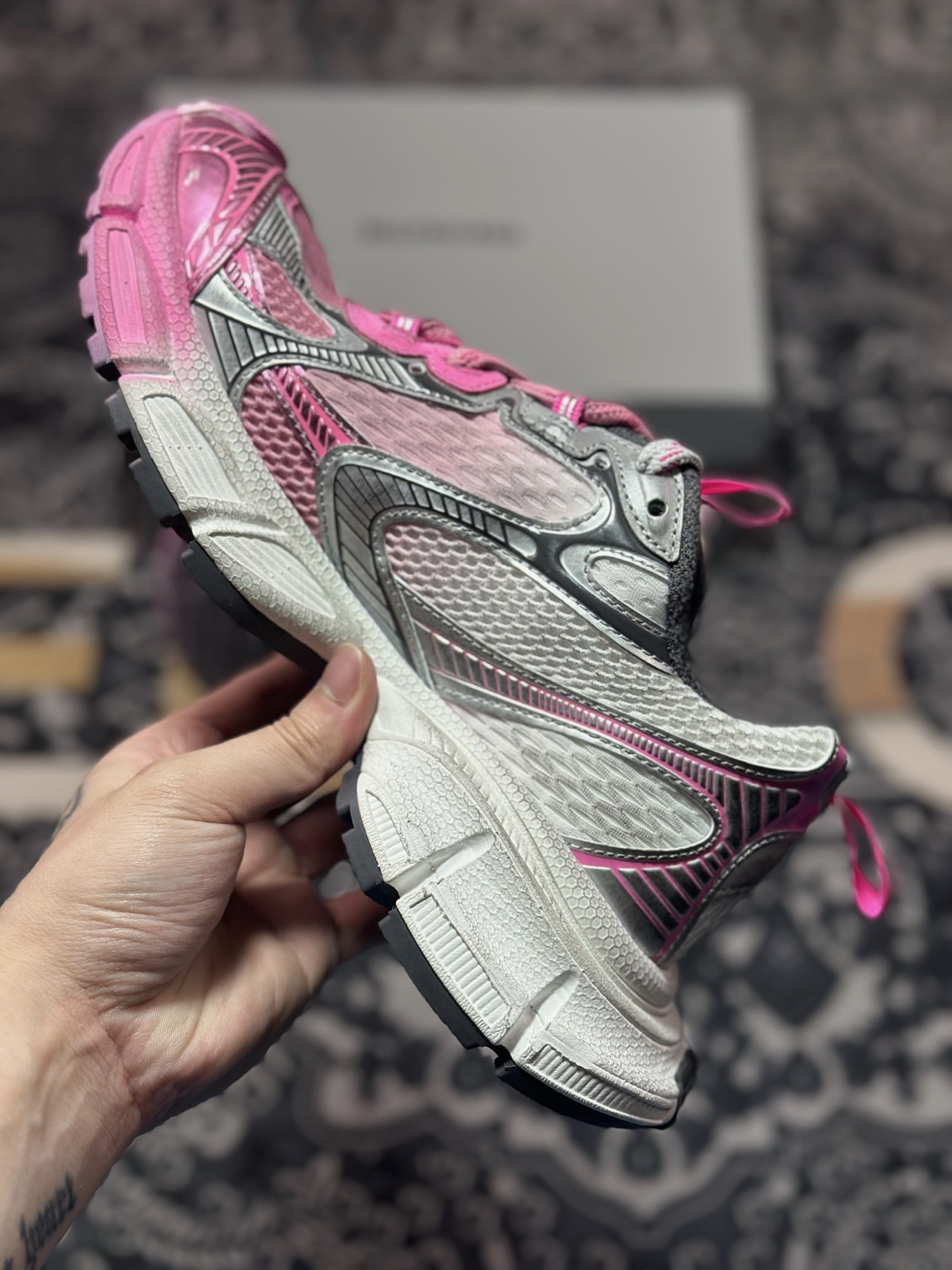 优选 原装级别#Balenciaga 巴黎世家 Phantom Sneaker 3XL 做旧复古老爹鞋