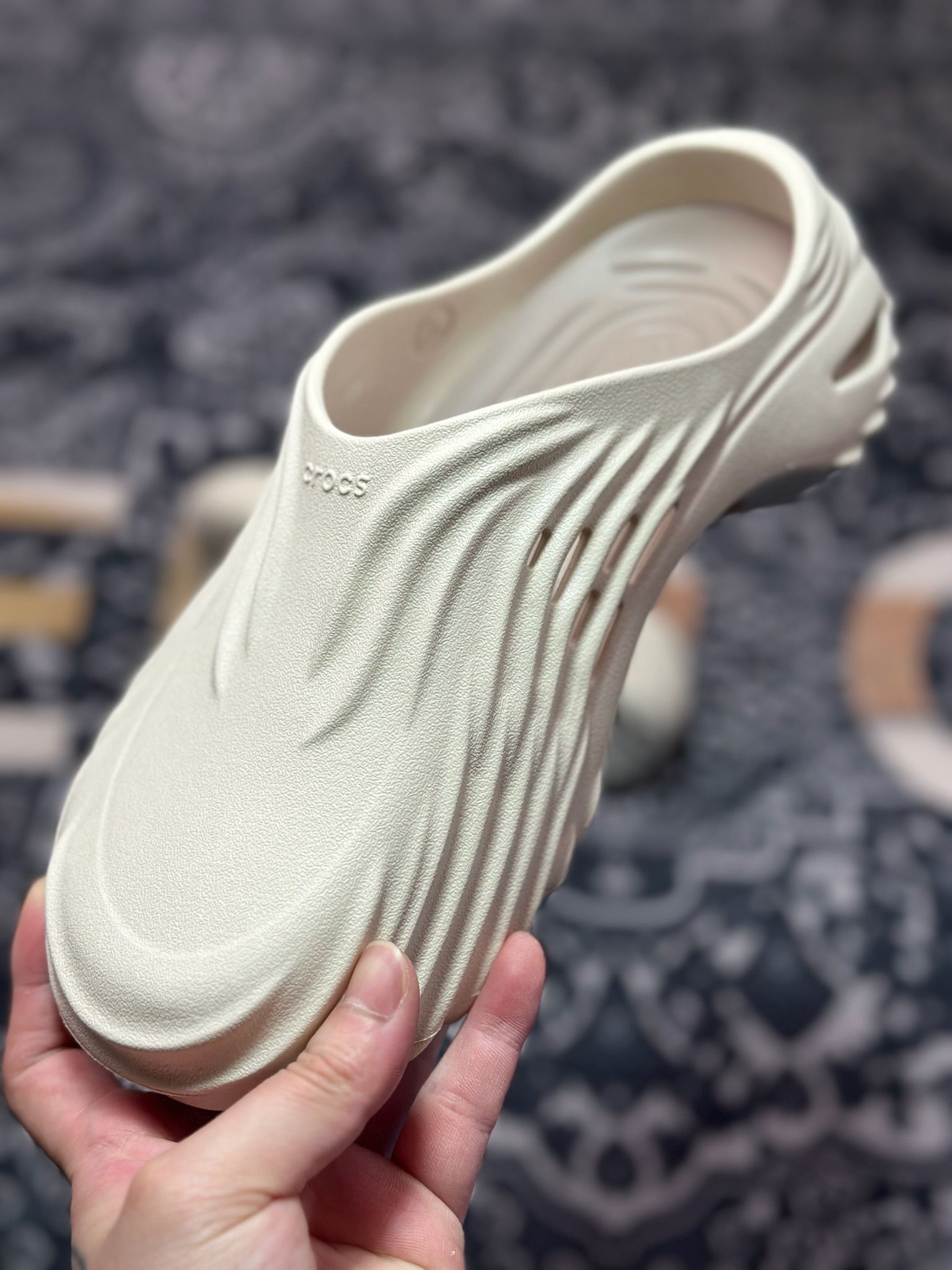 原厂级 Crocs 卡骆驰 echo wave 包头男子夏日拖鞋 全新莞产高端品质凉鞋拖鞋