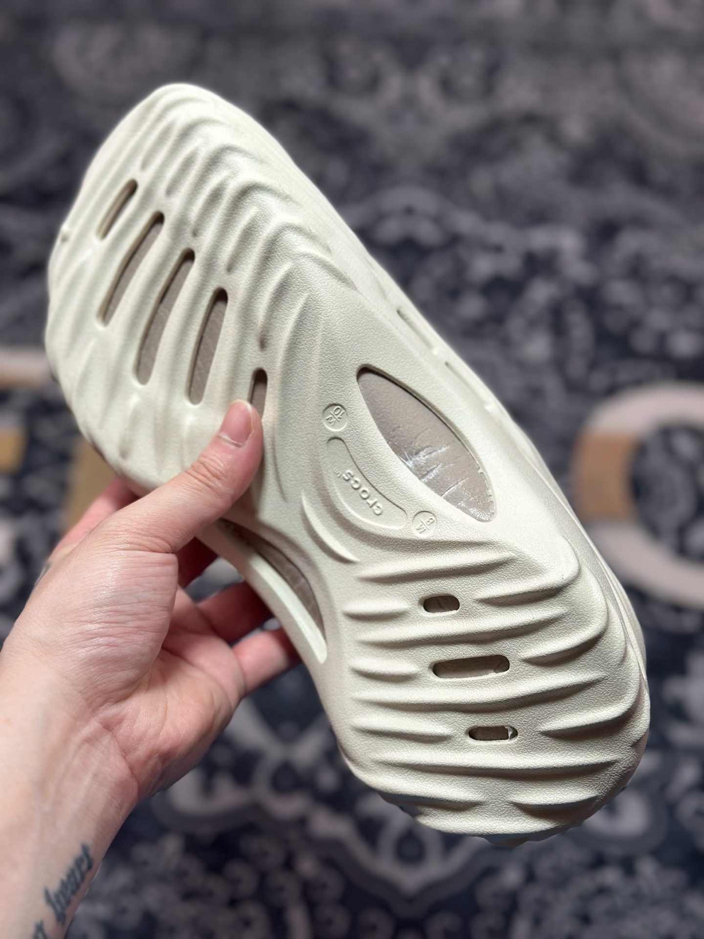 原厂级 Crocs 卡骆驰 echo wave 包头男子夏日拖鞋 全新莞产高端品质凉鞋拖鞋