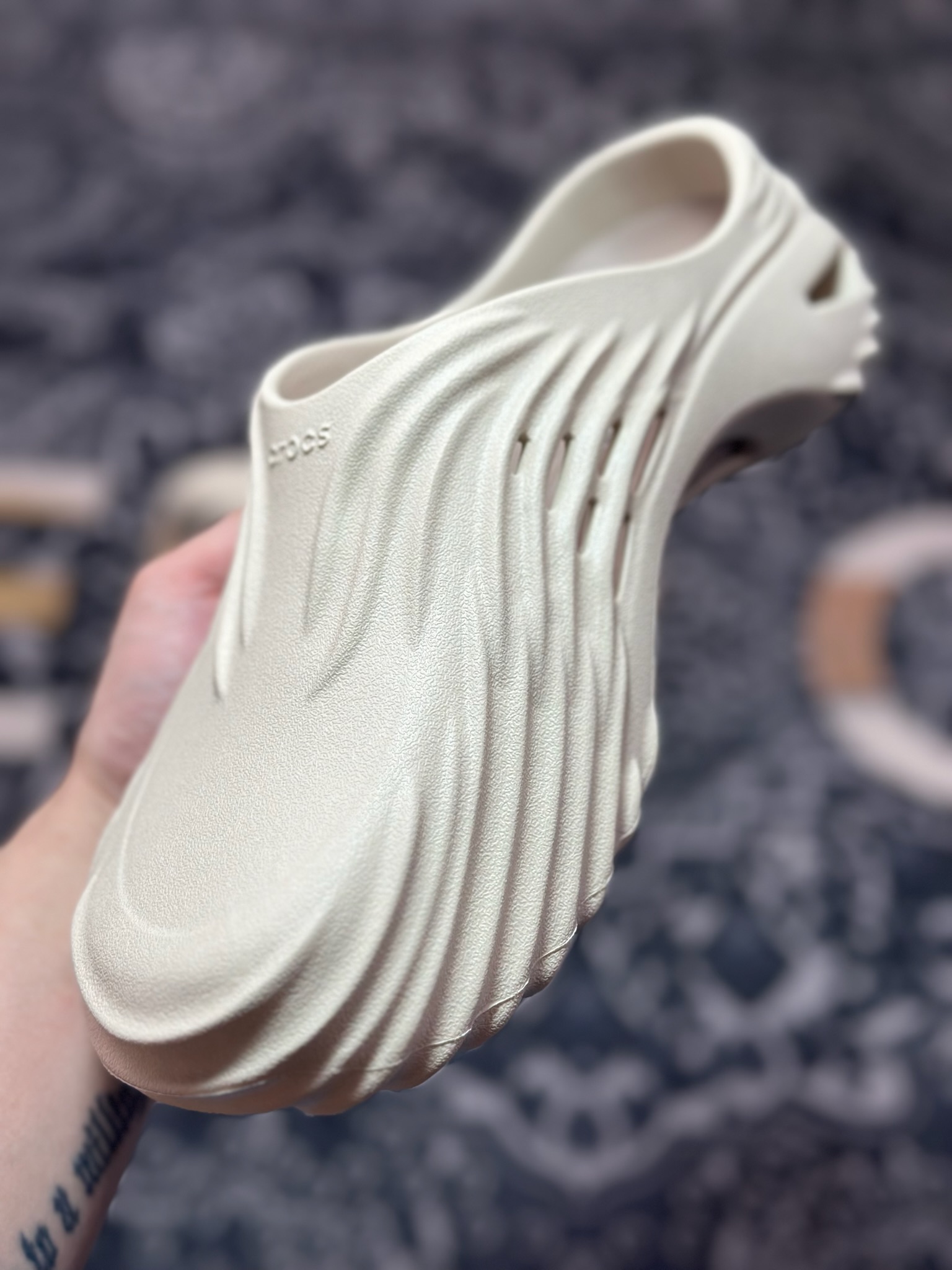 原厂级 Crocs 卡骆驰 echo wave 包头男子夏日拖鞋 全新莞产高端品质凉鞋拖鞋