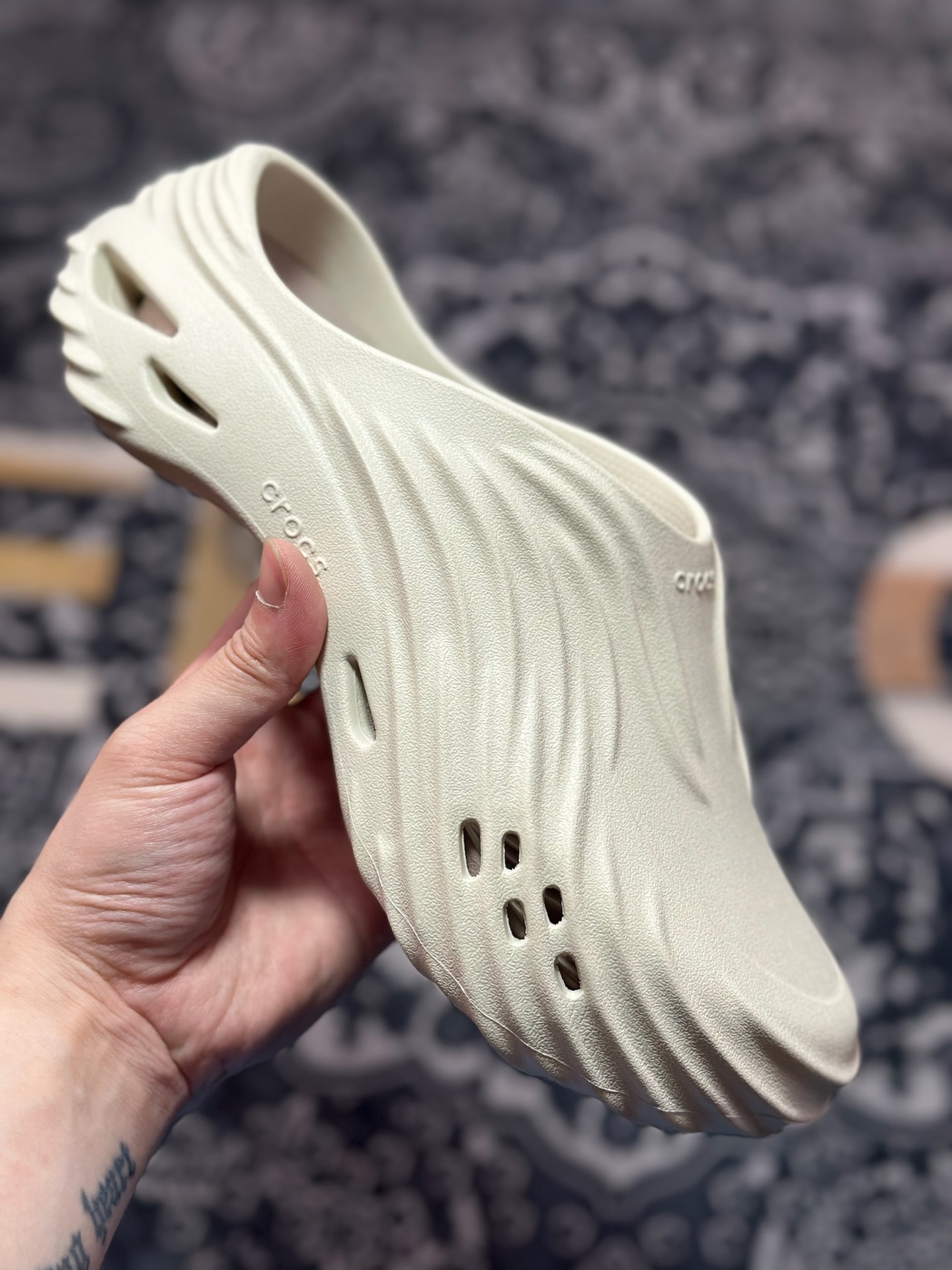 原厂级 Crocs 卡骆驰 echo wave 包头男子夏日拖鞋 全新莞产高端品质凉鞋拖鞋
