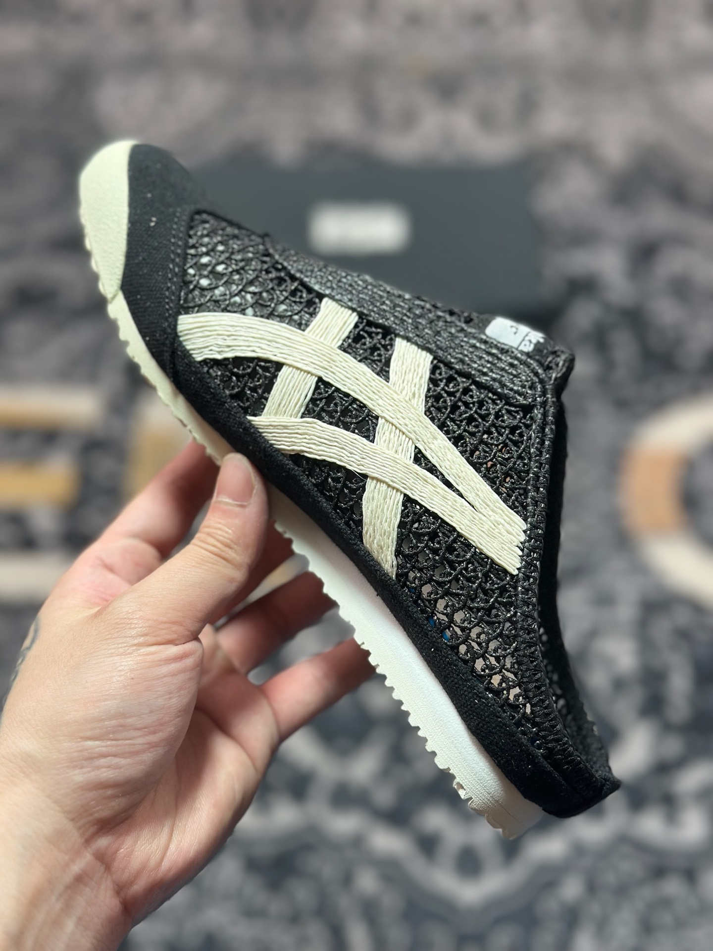 A4180 原装级别 Onitsuka Tiger Mexico 66 Sabot 鬼冢虎半拖一脚蹬系列 1183C123