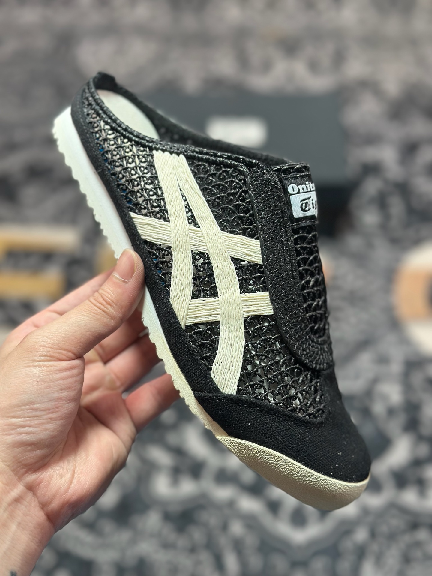 A4180 原装级别 Onitsuka Tiger Mexico 66 Sabot 鬼冢虎半拖一脚蹬系列 1183C123