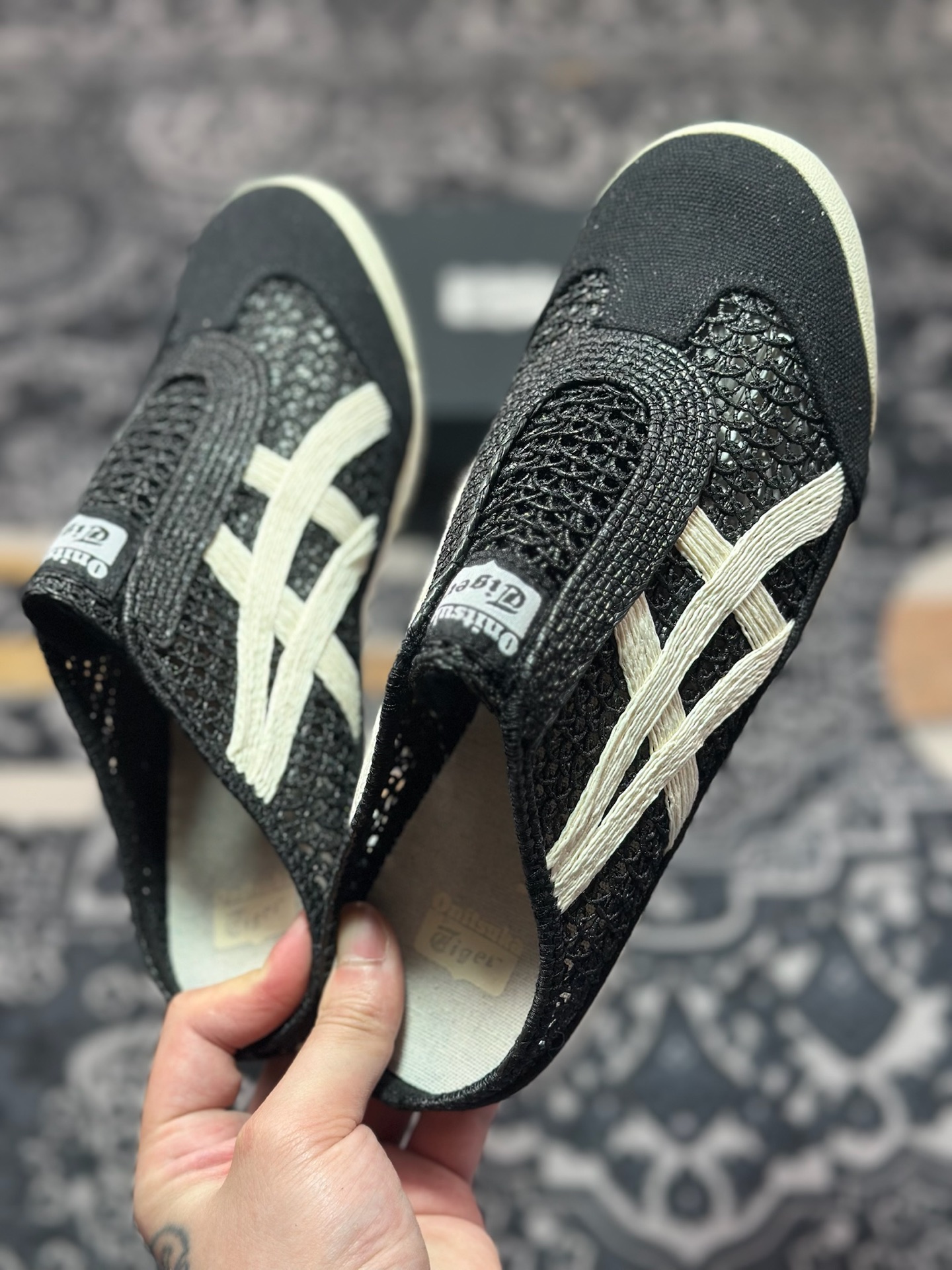 A4180 原装级别 Onitsuka Tiger Mexico 66 Sabot 鬼冢虎半拖一脚蹬系列 1183C123