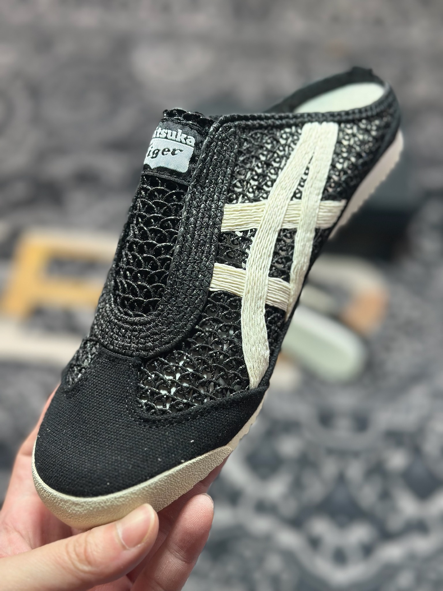 A4180 原装级别 Onitsuka Tiger Mexico 66 Sabot 鬼冢虎半拖一脚蹬系列 1183C123