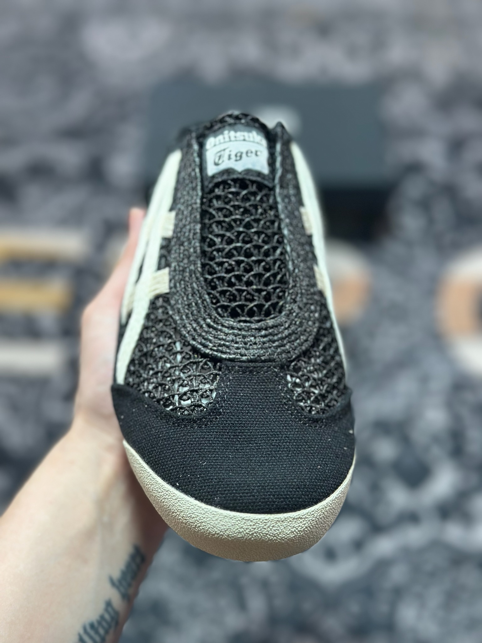 A4180 原装级别 Onitsuka Tiger Mexico 66 Sabot 鬼冢虎半拖一脚蹬系列 1183C123