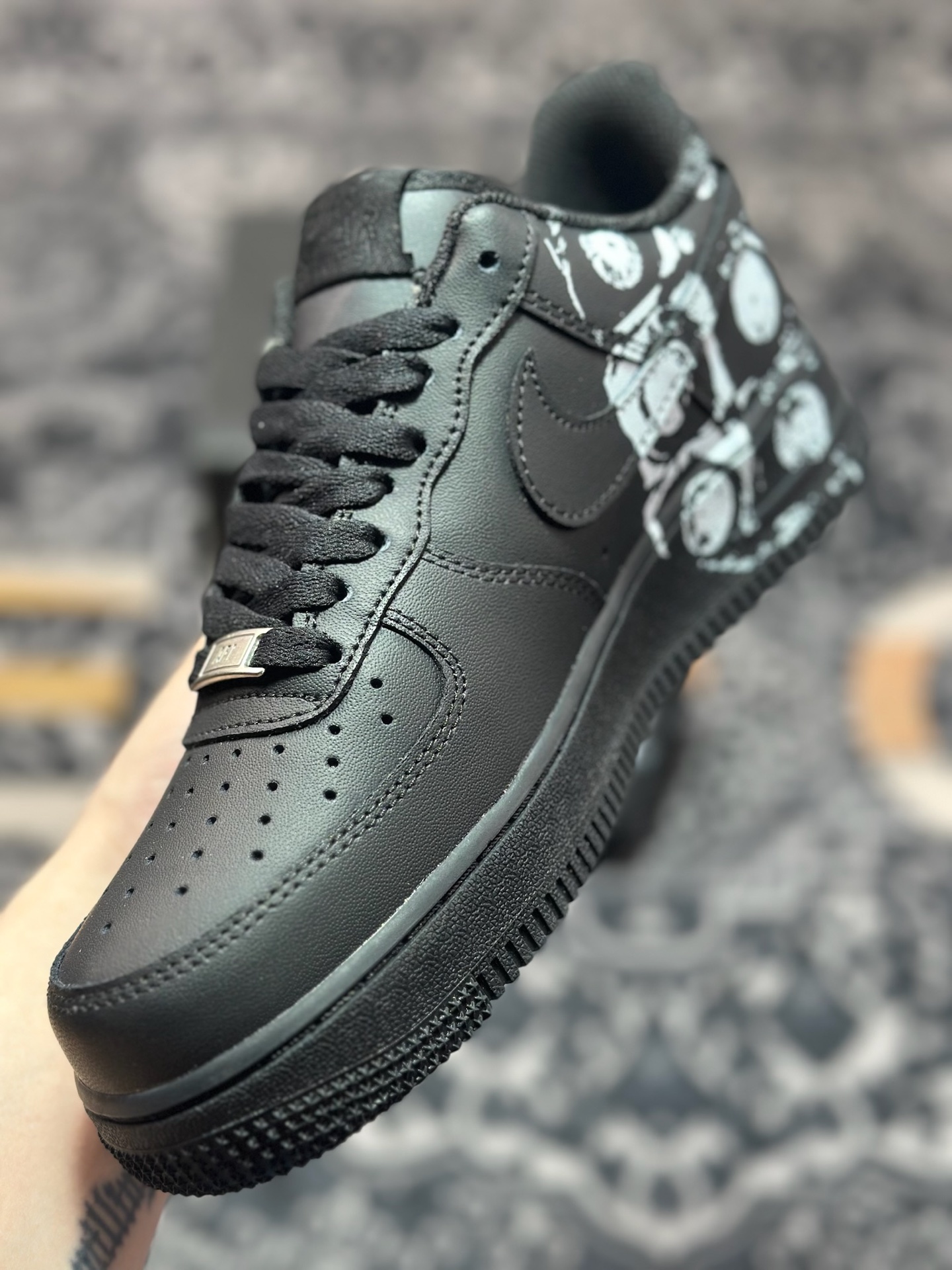 原装级别 Comme Des Garcons x Nike Air Force 1 Low CDG联名 空军一号低帮休闲板鞋 923044-101