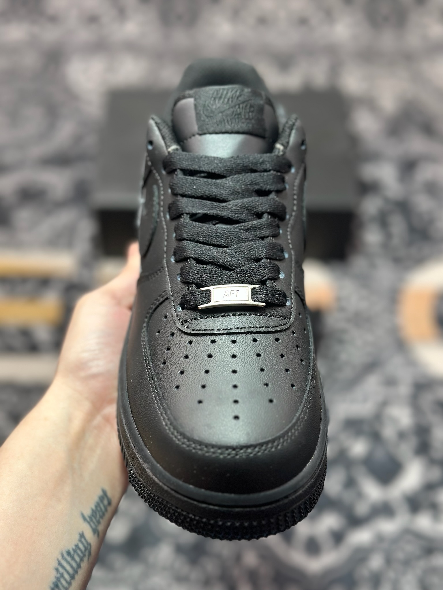 原装级别 Comme Des Garcons x Nike Air Force 1 Low CDG联名 空军一号低帮休闲板鞋 923044-101