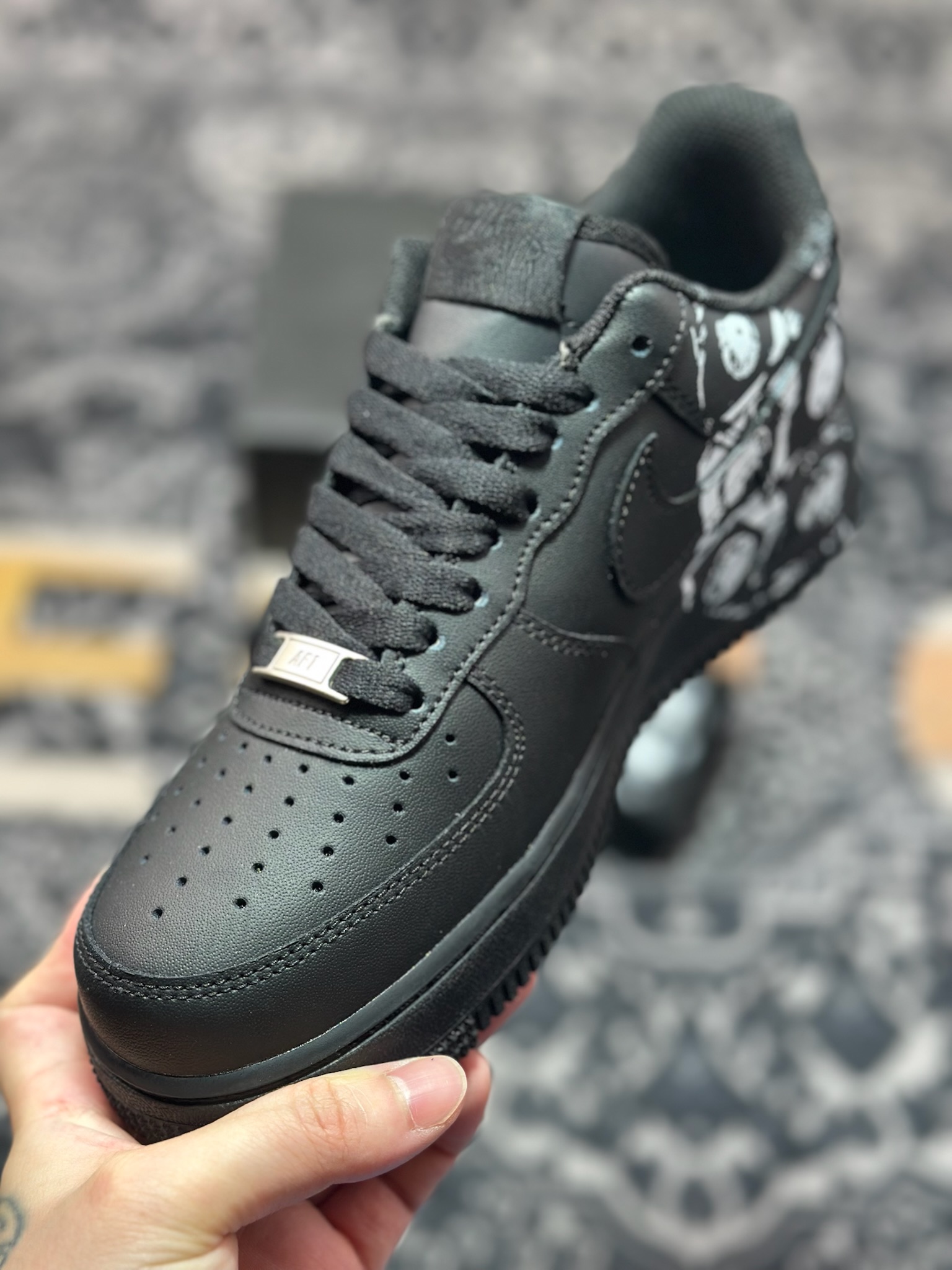 原装级别 Comme Des Garcons x Nike Air Force 1 Low CDG联名 空军一号低帮休闲板鞋 923044-101