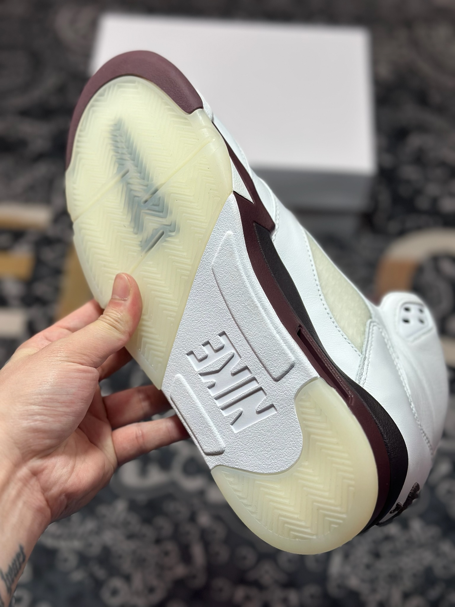 优选 原装级别 A Ma Maniére x Air Jordan 5 Retro AJ5乔5 联名款文化篮球鞋 IB1528-100