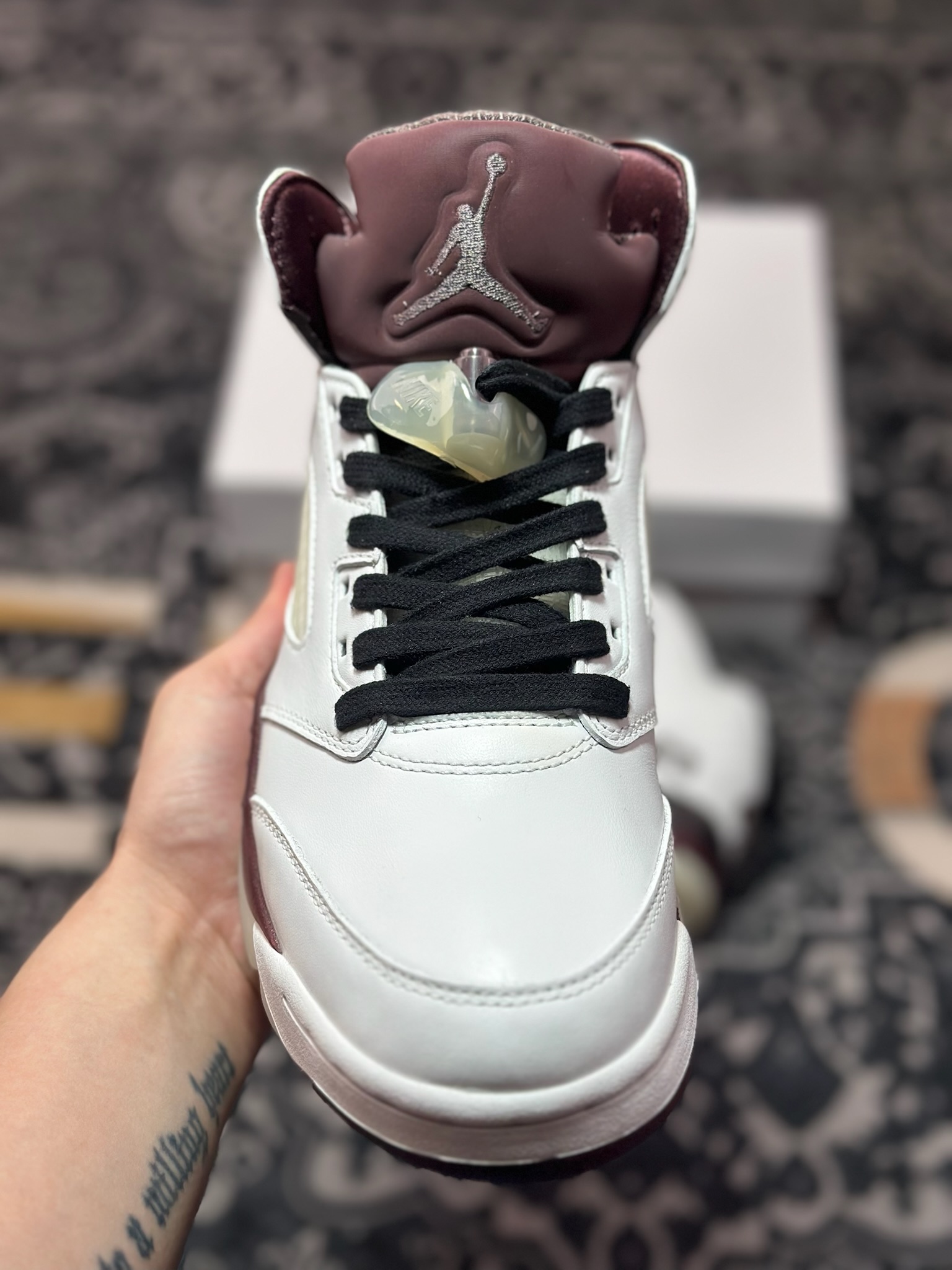 优选 原装级别 A Ma Maniére x Air Jordan 5 Retro AJ5乔5 联名款文化篮球鞋 IB1528-100