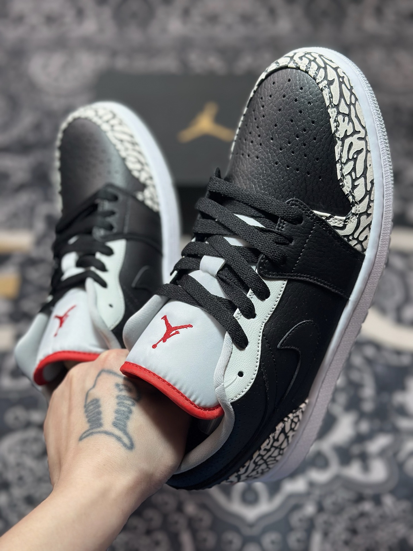 原装级别 Air Jordan 1 Low 黑灰石斑纹 338145-062-Chinese UA Cheap High Quatity Brand Clothes Bags handbags Sneakers wholesale wholesaler seller from China Factory suppliers Fashion Clothing Shoes best Quality Beautiful Price 原装级别 Air Jordan 1 Low 黑灰石斑纹 338145-062