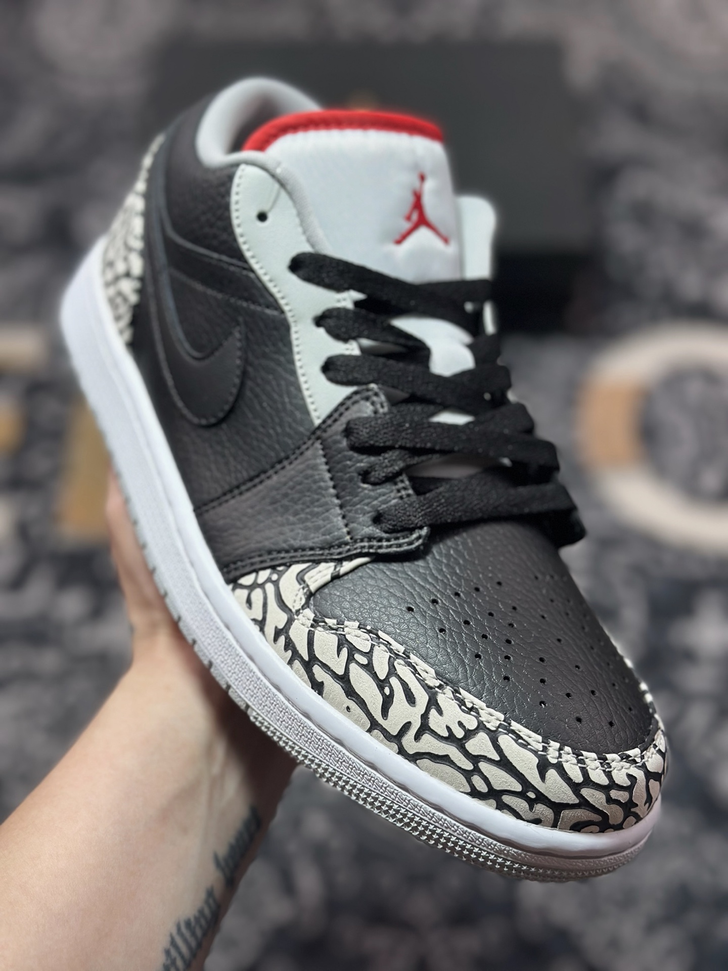 原装级别 Air Jordan 1 Low 黑灰石斑纹 338145-062-Chinese UA Cheap High Quatity Brand Clothes Bags handbags Sneakers wholesale wholesaler seller from China Factory suppliers Fashion Clothing Shoes best Quality Beautiful Price 原装级别 Air Jordan 1 Low 黑灰石斑纹 338145-062