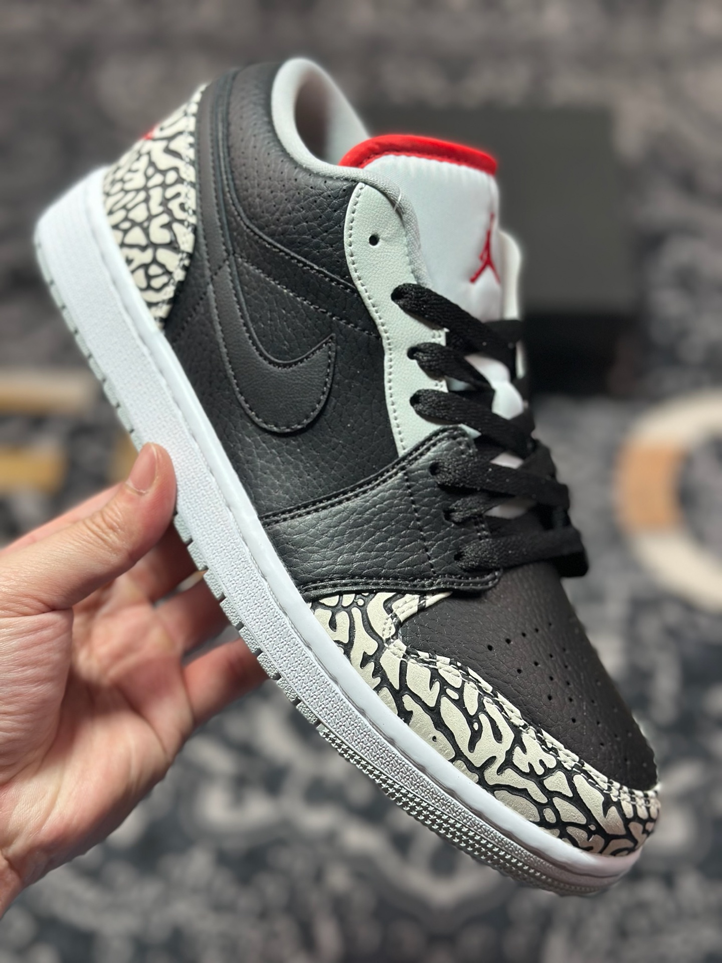 原装级别 Air Jordan 1 Low 黑灰石斑纹 338145-062-Chinese UA Cheap High Quatity Brand Clothes Bags handbags Sneakers wholesale wholesaler seller from China Factory suppliers Fashion Clothing Shoes best Quality Beautiful Price 原装级别 Air Jordan 1 Low 黑灰石斑纹 338145-062