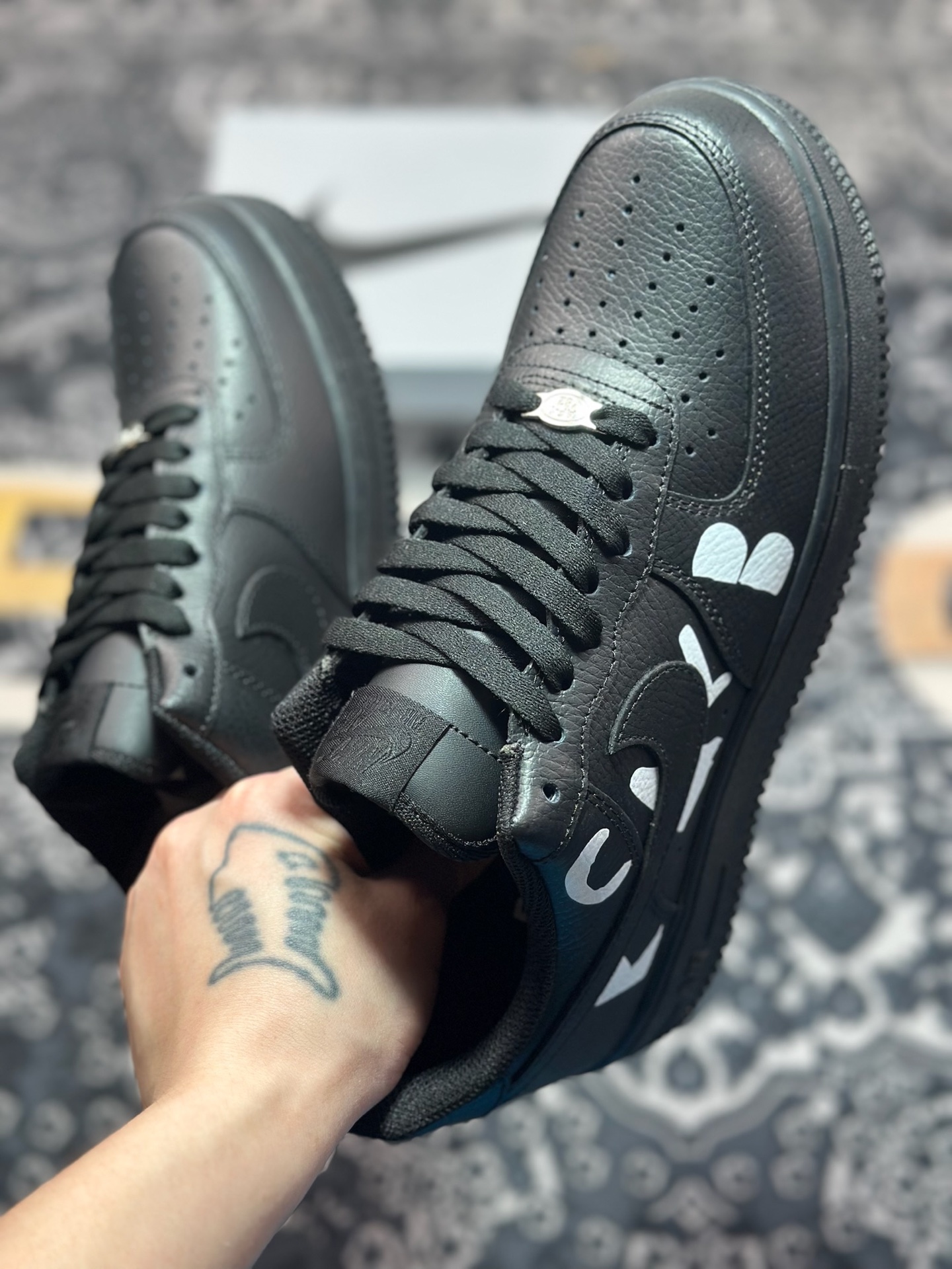原装级别 CDG x Air Force 1 Low 黑色  IB9949-001