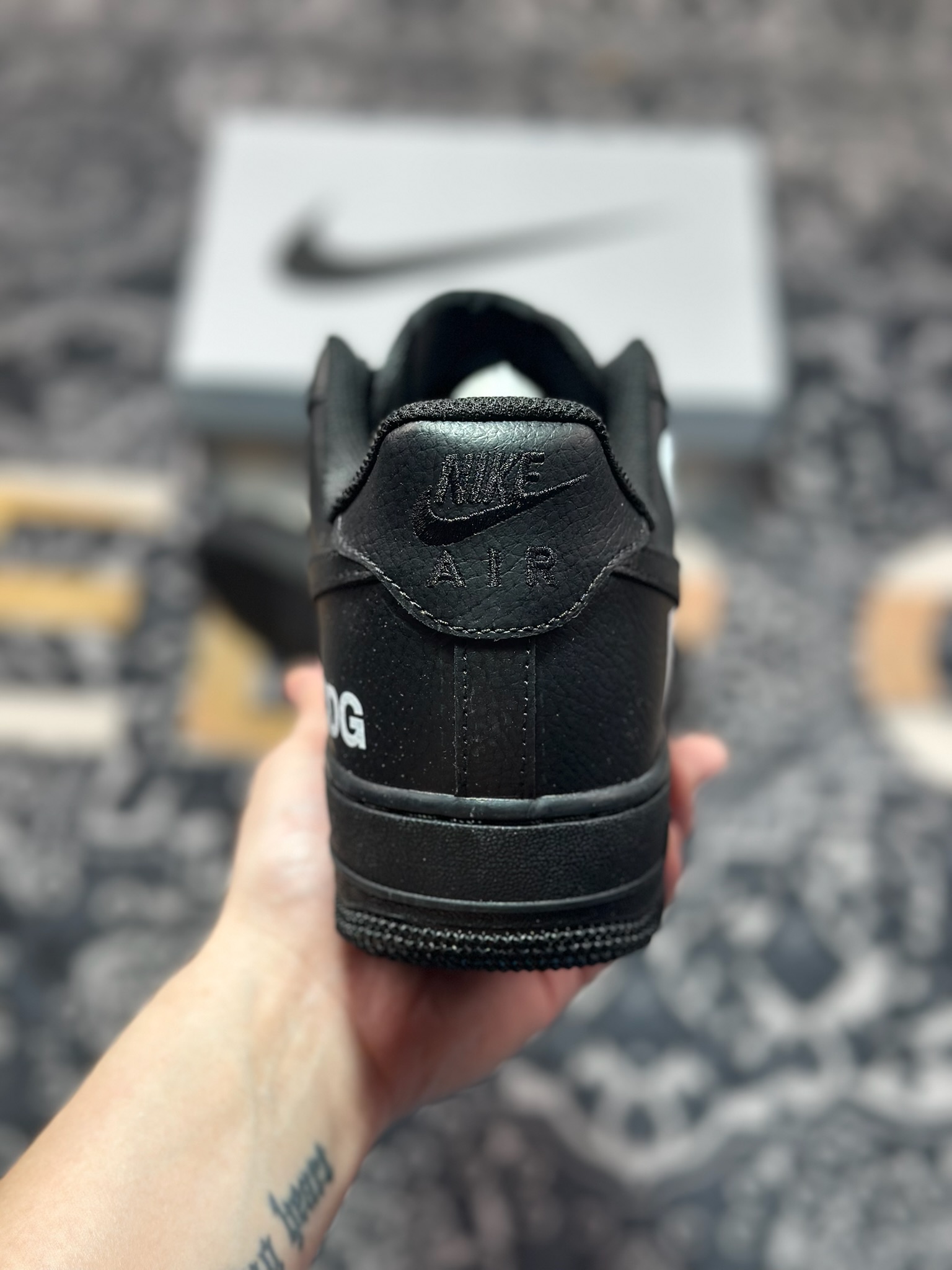 原装级别 CDG x Air Force 1 Low 黑色  IB9949-001