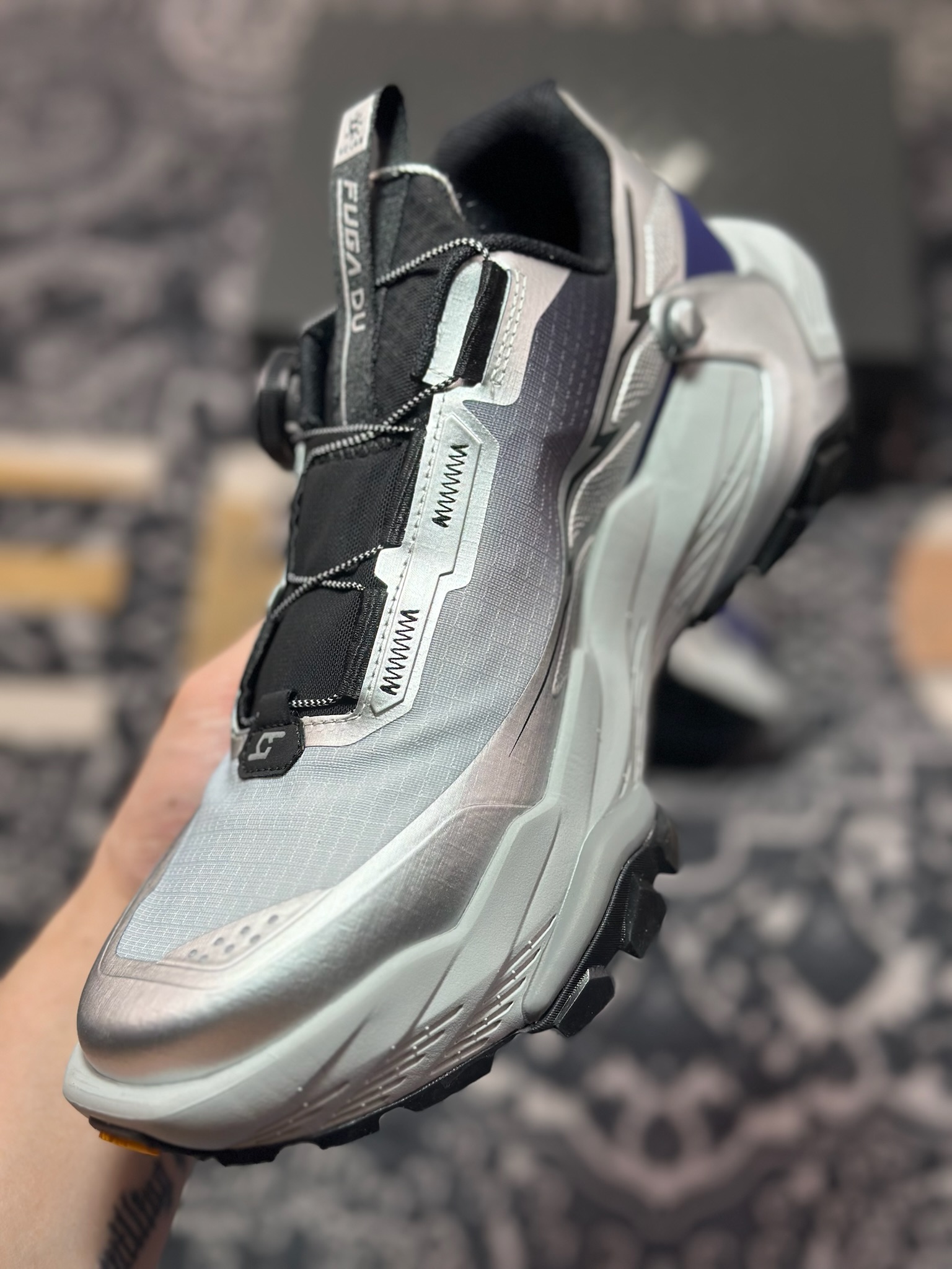 原装级别 凯乐石 KAILAS FUGA 黑山 DU BOA超强抓地力跑步鞋 KS2433171 银黑-Chinese UA Cheap High Quatity Brand Clothes Bags handbags Sneakers wholesale wholesaler seller from China Factory suppliers Fashion Clothing Shoes best Quality Beautiful Price 原装级别 凯乐石 KAILAS FUGA 黑山 DU BOA超强抓地力跑步鞋 KS2433171 银黑