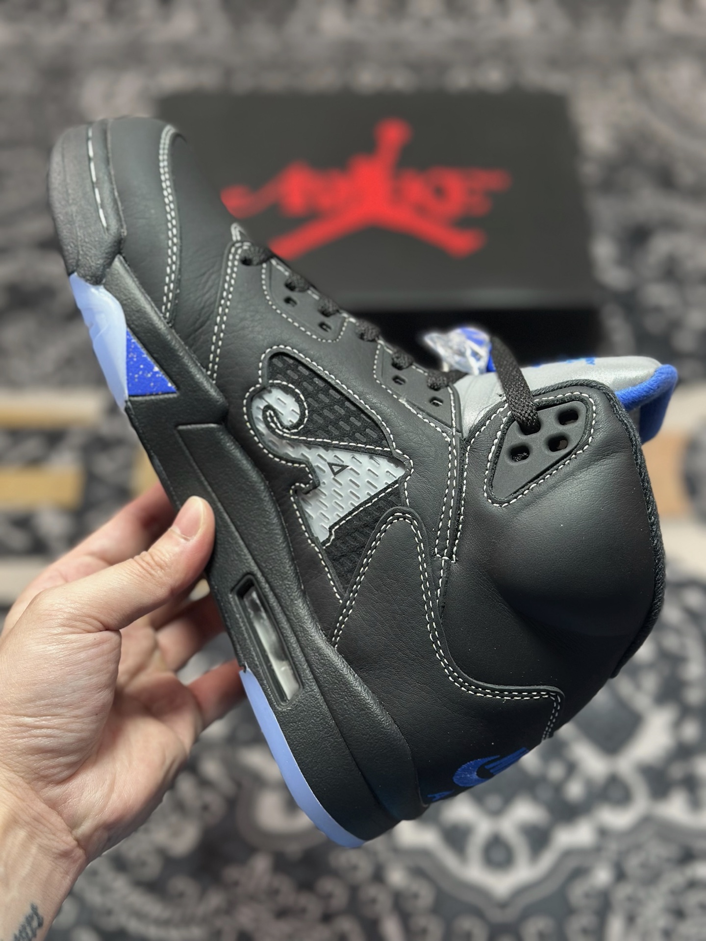 优选 原装级别Nike Air Jordan 5 OG ”Grape” 纯原大厂出品 Air Jordan AJ5 Retro  DV4982-004