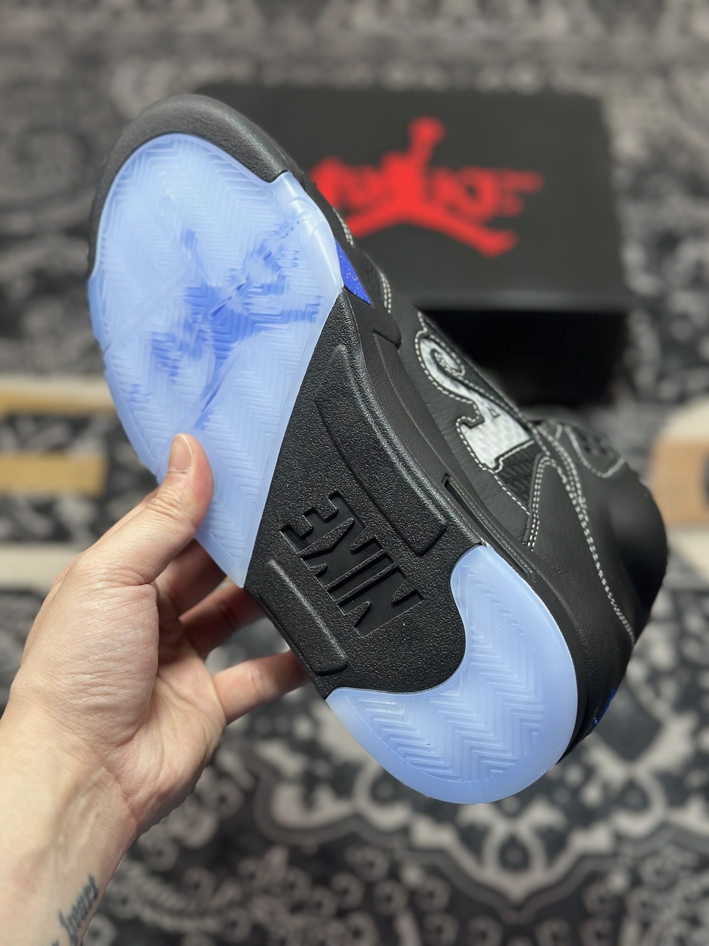 优选 原装级别Nike Air Jordan 5 OG ”Grape” 纯原大厂出品 Air Jordan AJ5 Retro  DV4982-004