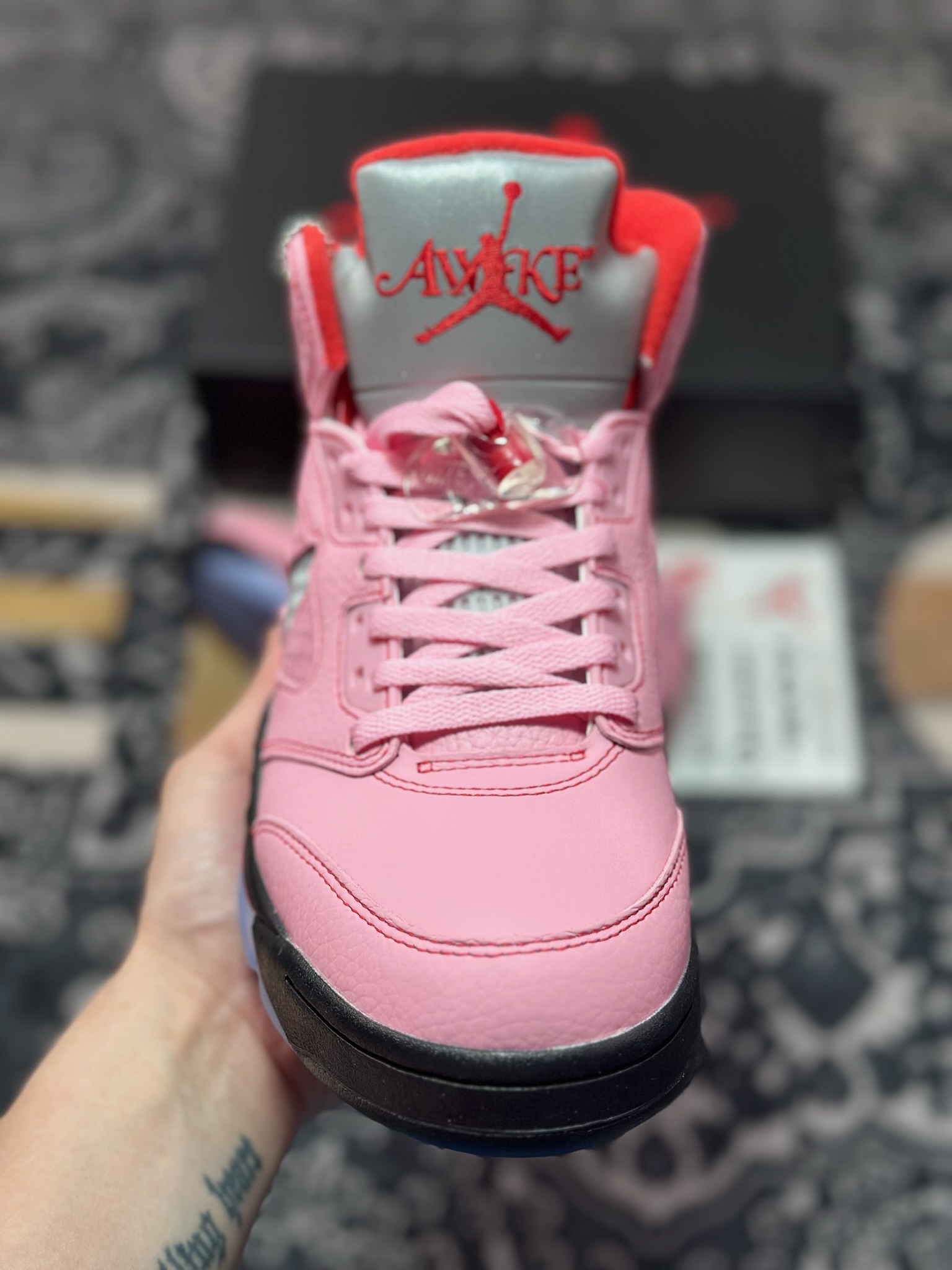 原装级别 Nike Air Jordan 5 Retro High迈克尔 乔丹 AJ5 高帮 减震防滑篮球鞋 DV4982-600