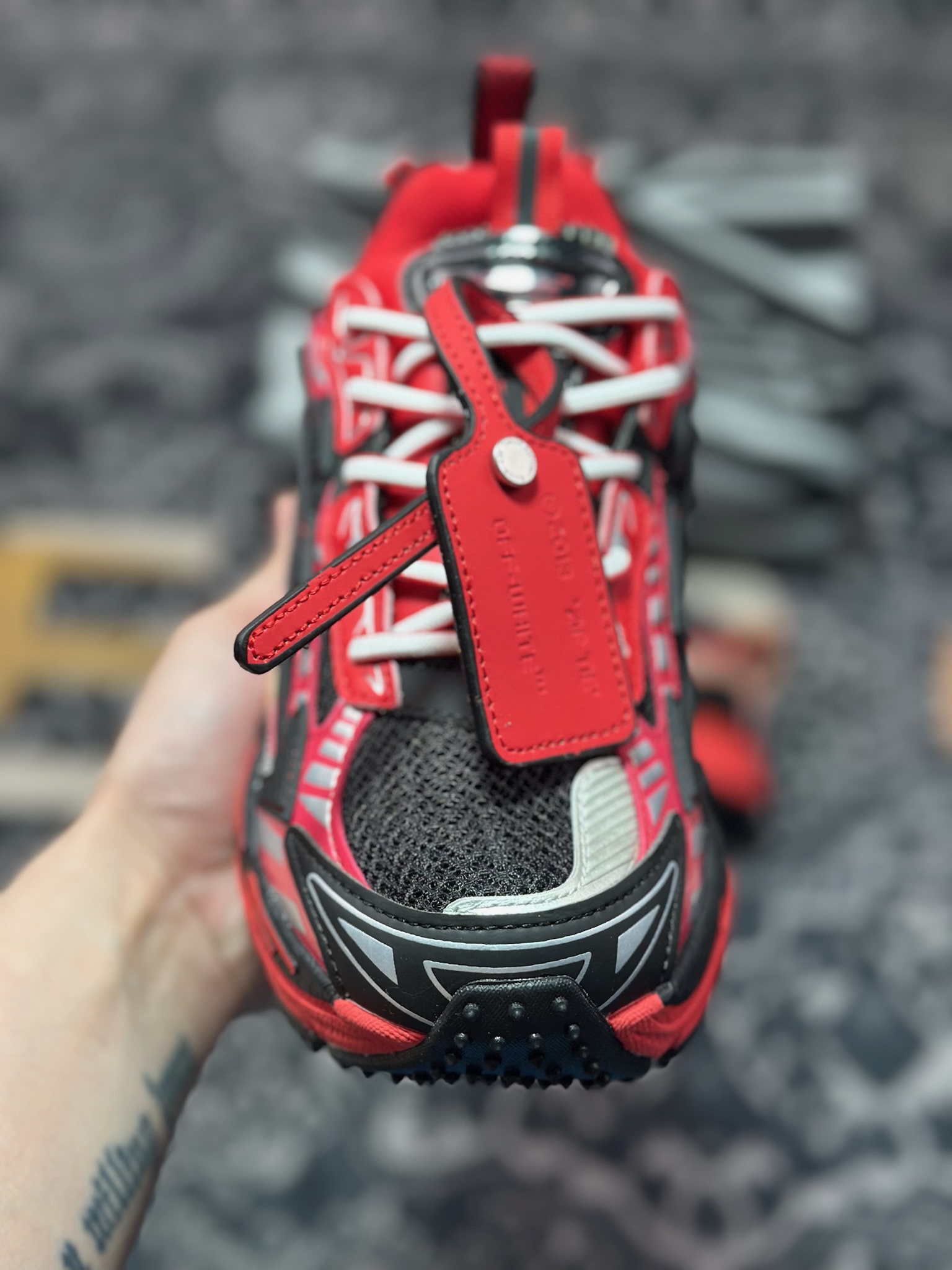 0 原装级别 Off-White 低帮复古休闲鞋