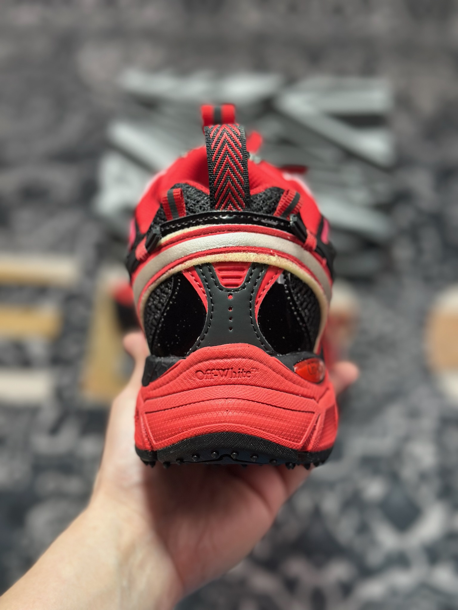 0 原装级别 Off-White 低帮复古休闲鞋