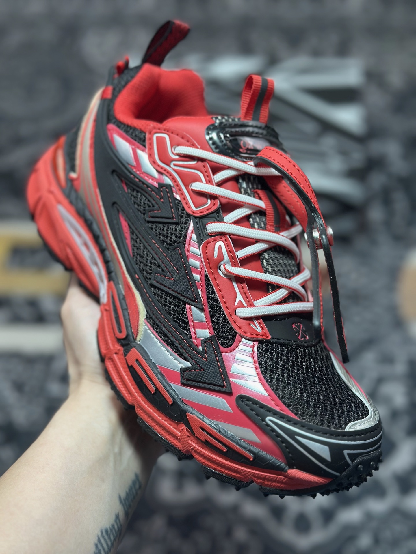 0 原装级别 Off-White 低帮复古休闲鞋