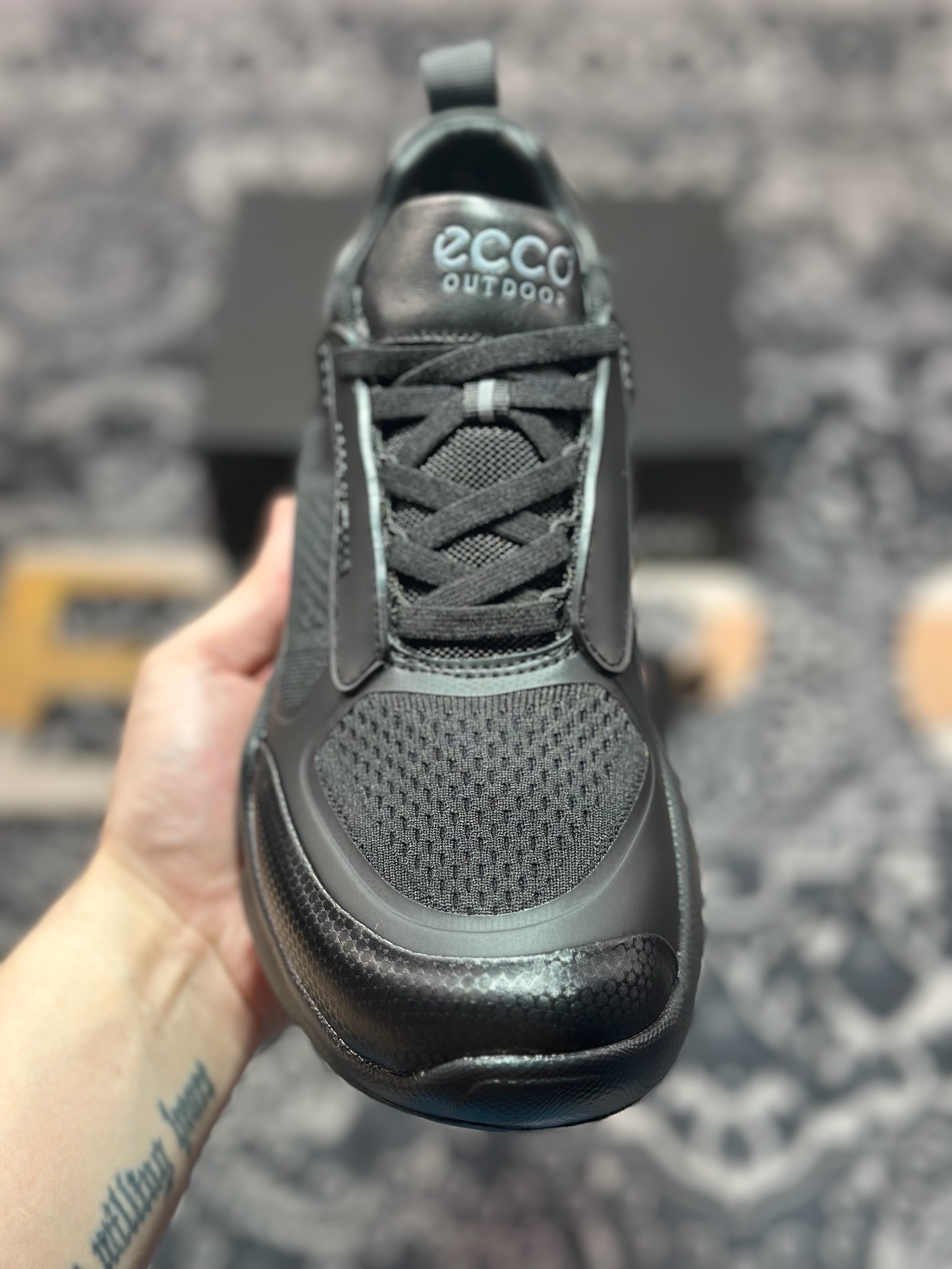 0 原装级别 ECCO爱步老爹鞋男士夏季新款 飞织网面百搭潮流户外运动鞋