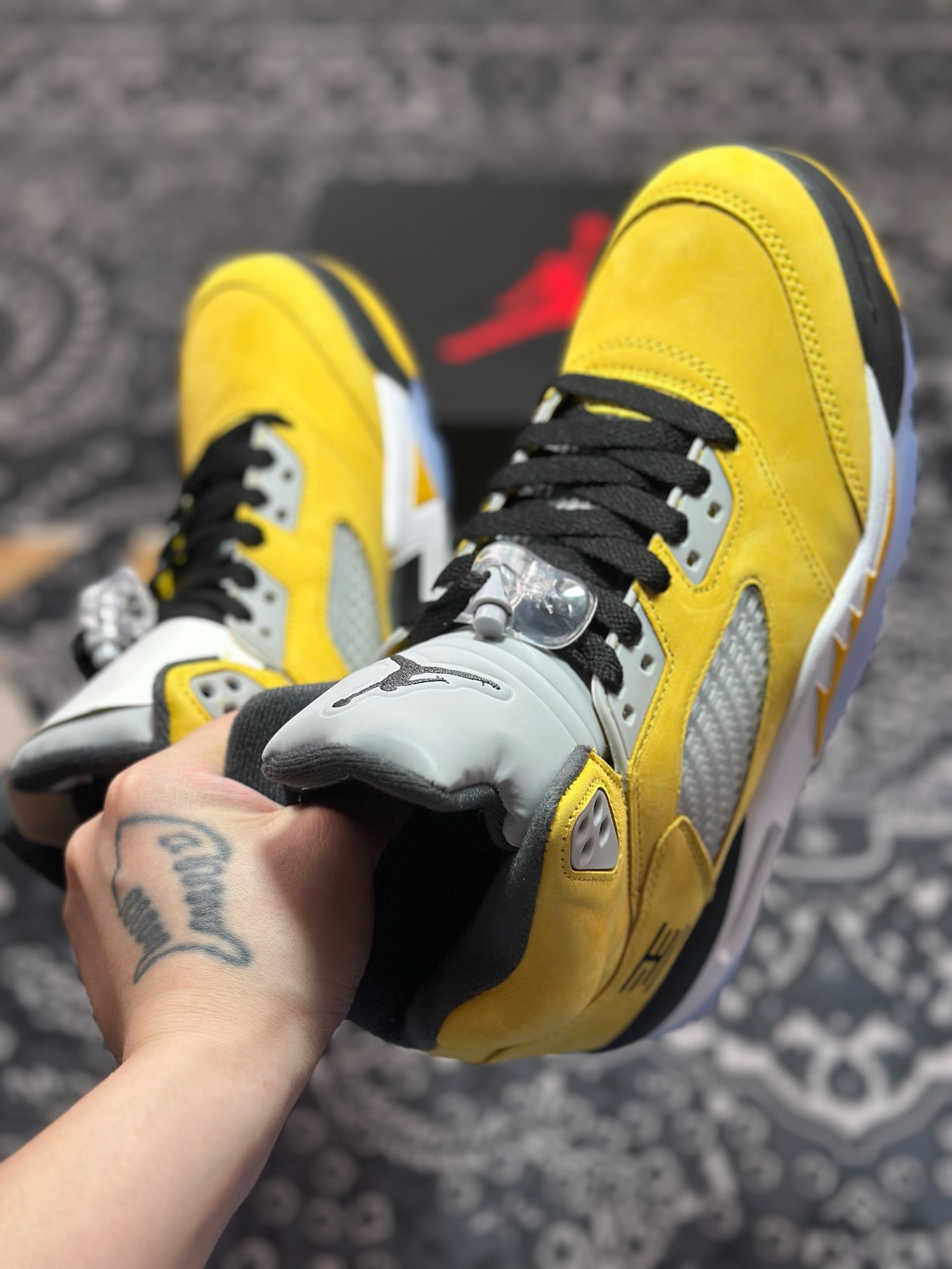 原装级别 Nike Air Jordan 5 OG ”Grape”  Air Jordan AJ5 Retro IO3372-700