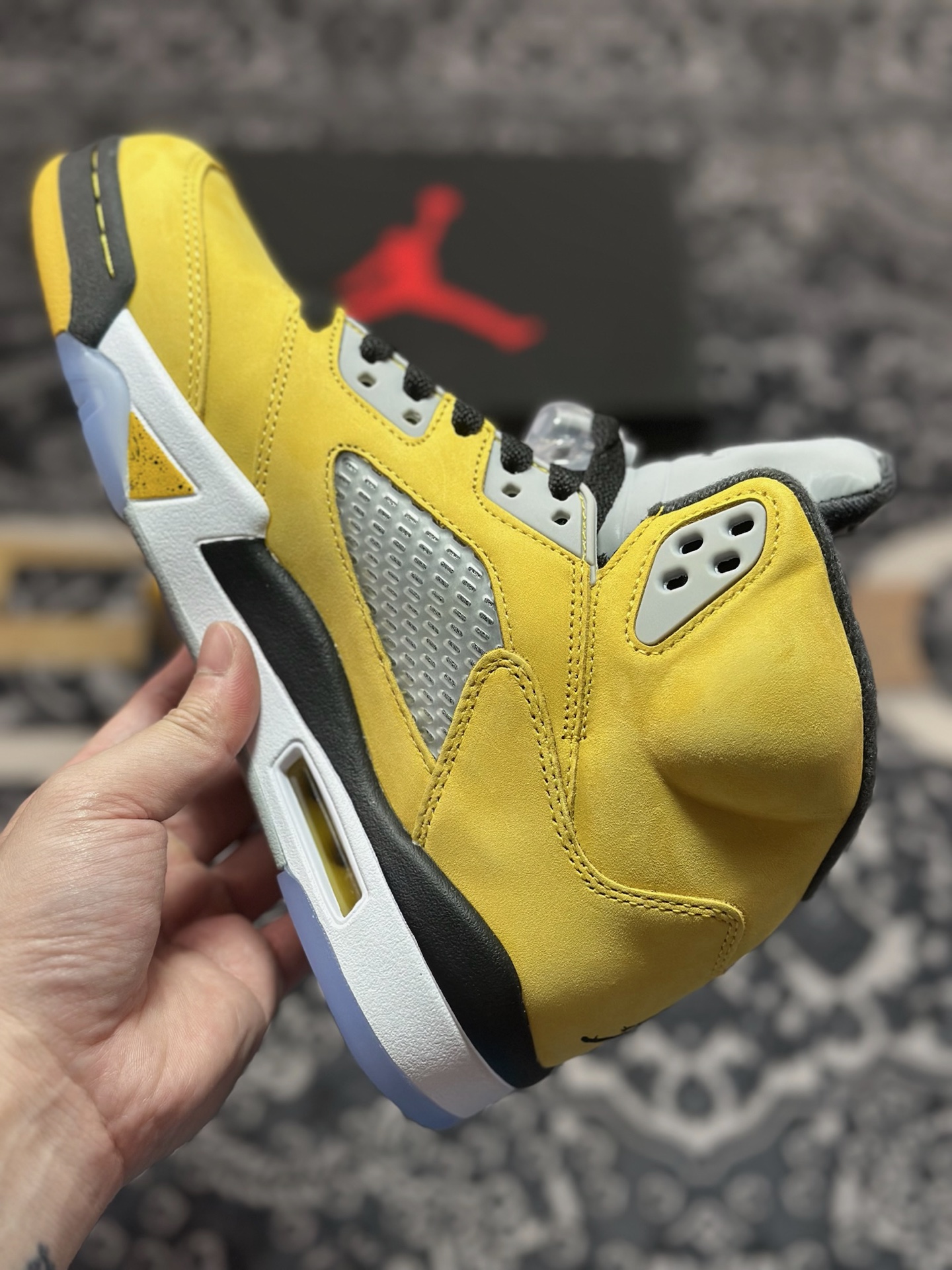 原装级别 Nike Air Jordan 5 OG ”Grape”  Air Jordan AJ5 Retro IO3372-700