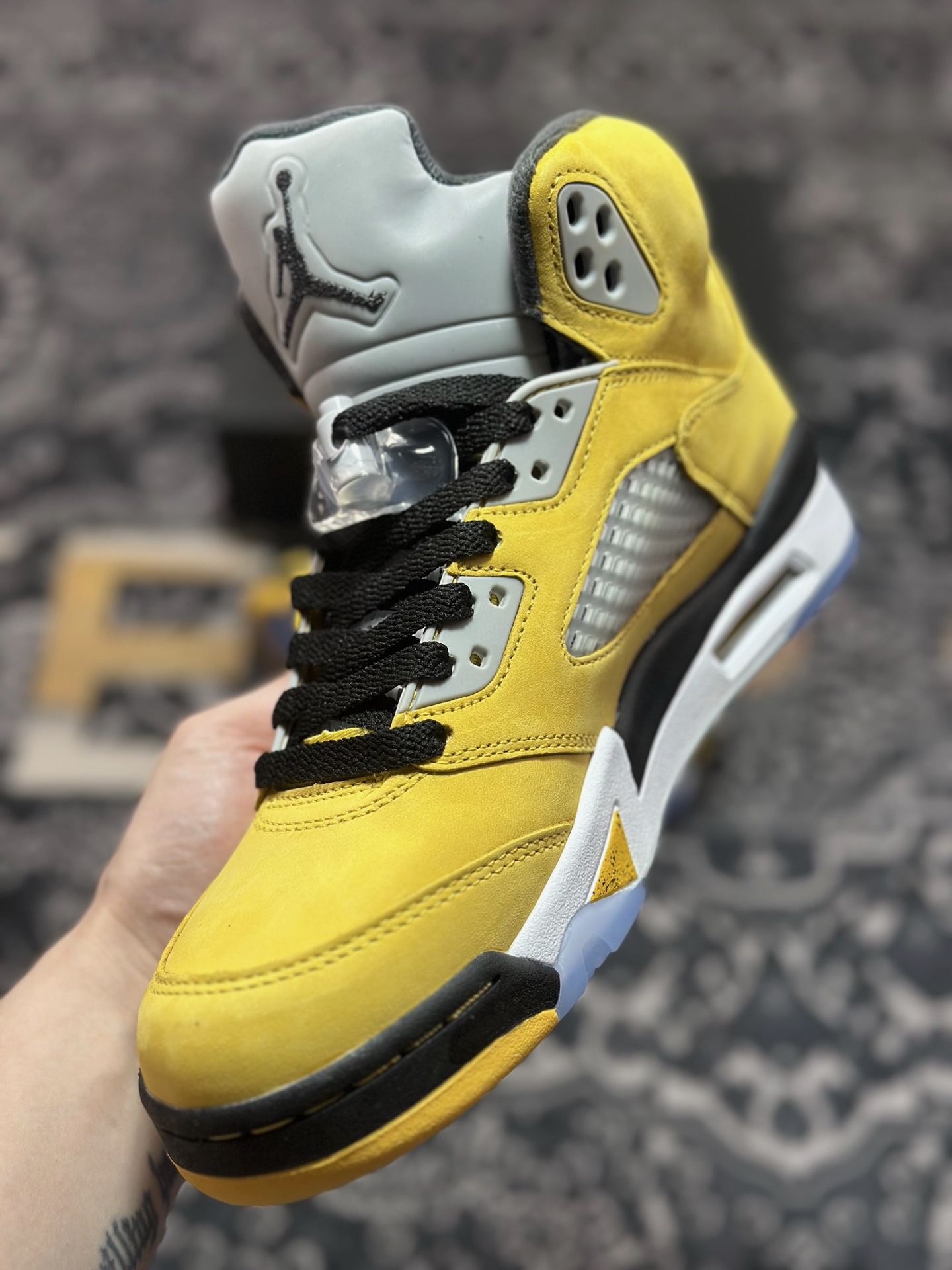 原装级别 Nike Air Jordan 5 OG ”Grape”  Air Jordan AJ5 Retro IO3372-700