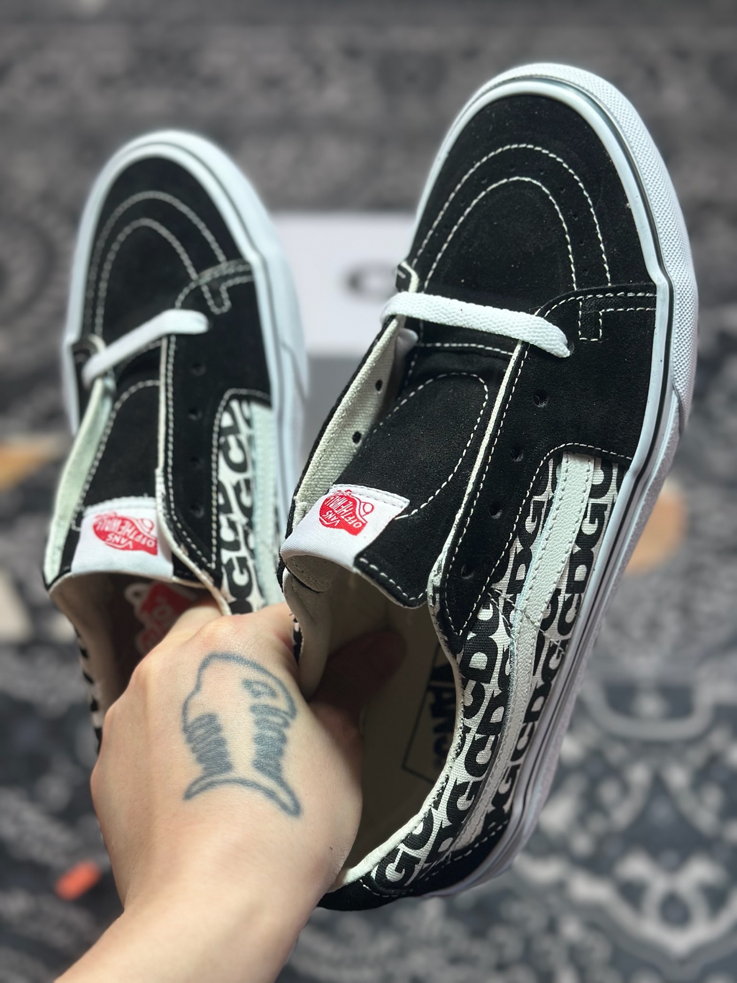 Vans SK8-Low x CDG联名 全新一代 低帮硫化帆布鞋