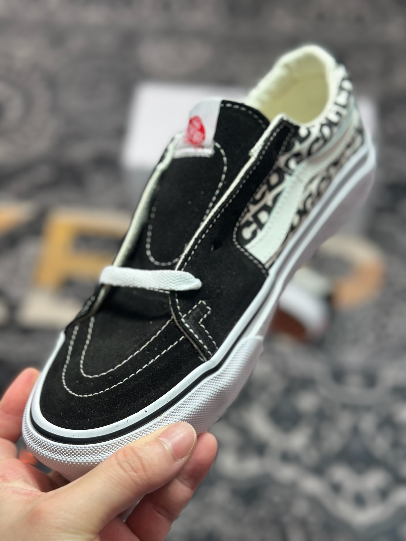 Vans SK8-Low x CDG联名 全新一代 低帮硫化帆布鞋