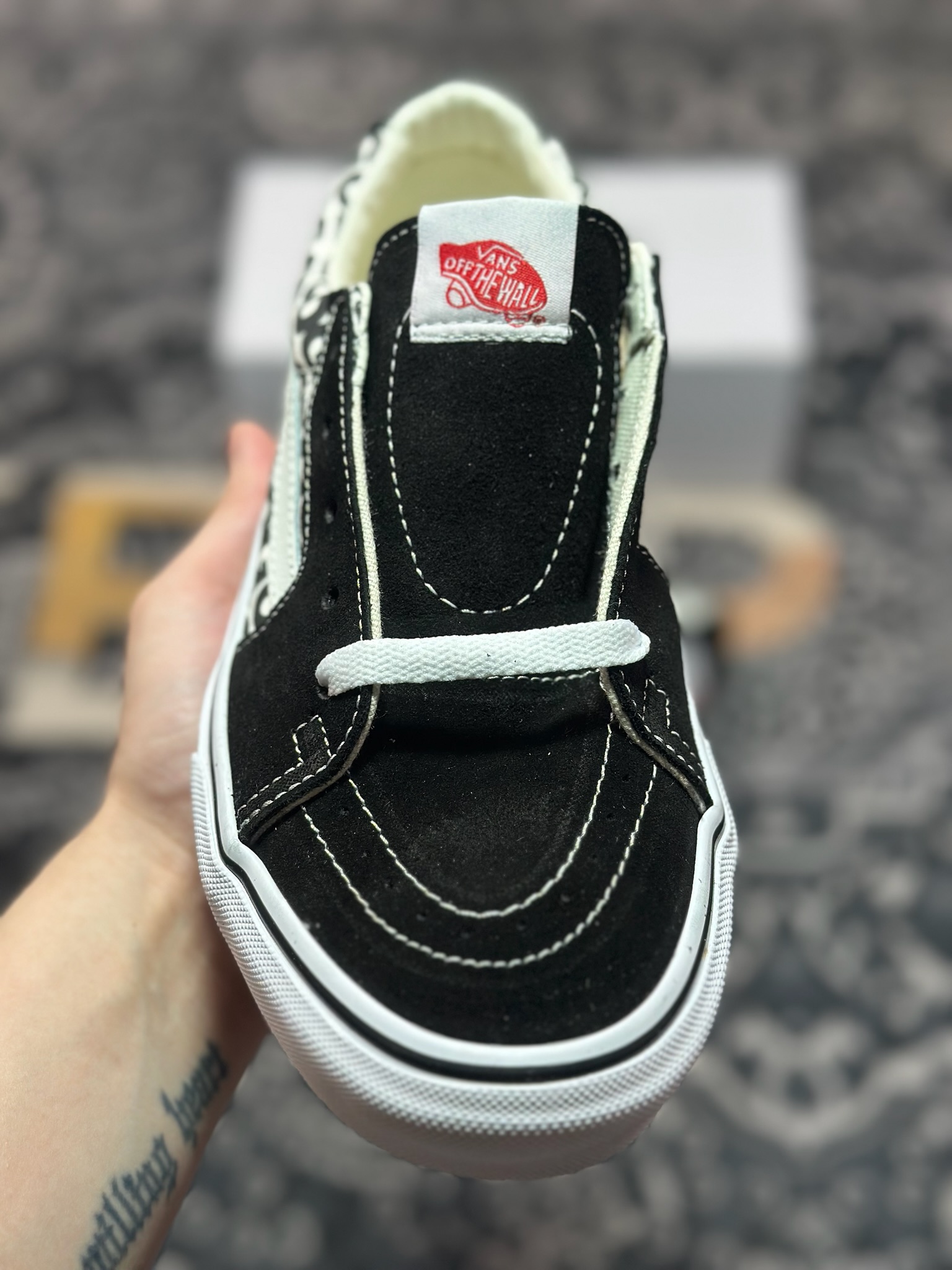 Vans SK8-Low x CDG联名 全新一代 低帮硫化帆布鞋